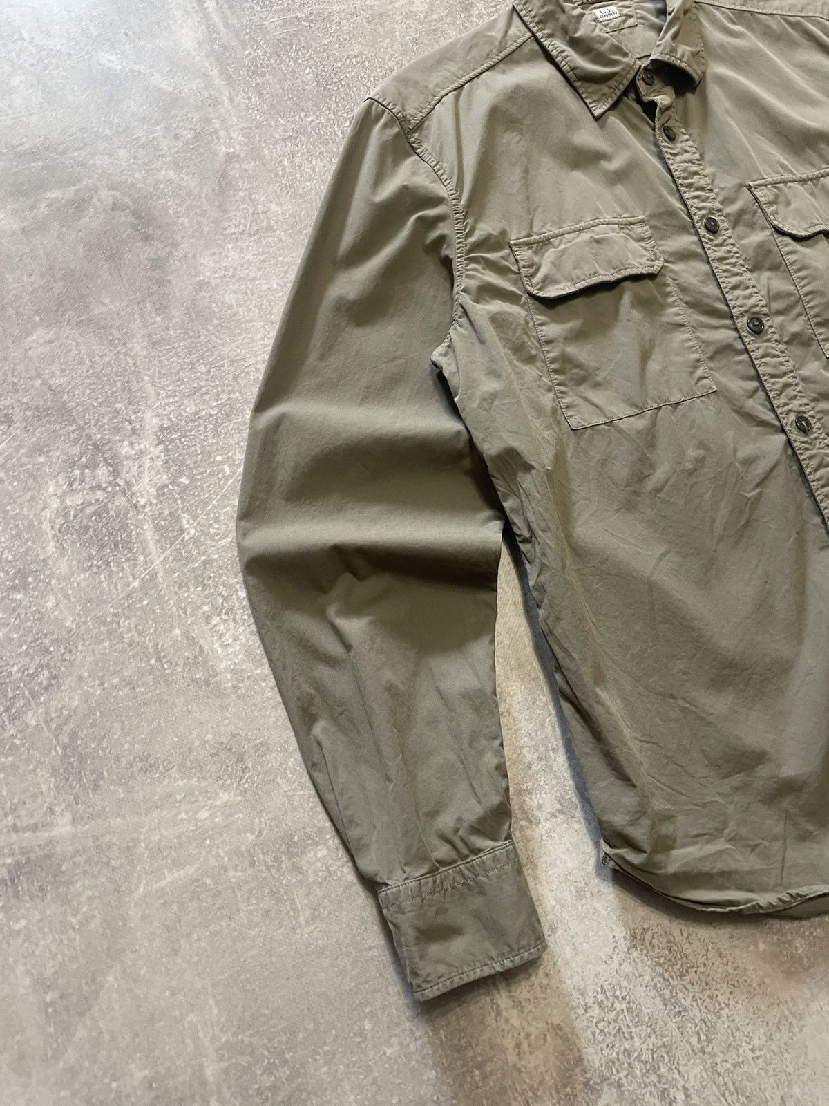C.P. Company CP Company Khaki Owershirt Jacket Size US M / EU 48-50 / 2 - 4 Thumbnail