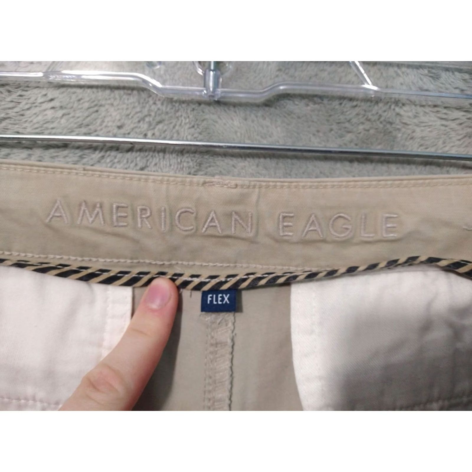 American Eagle Outfitters VINTAGE American Eagle Pants Mens 34x30 Beige Chino Straight Mid Rise尺 Size US 34 / EU 50 - 7 Thumbnail