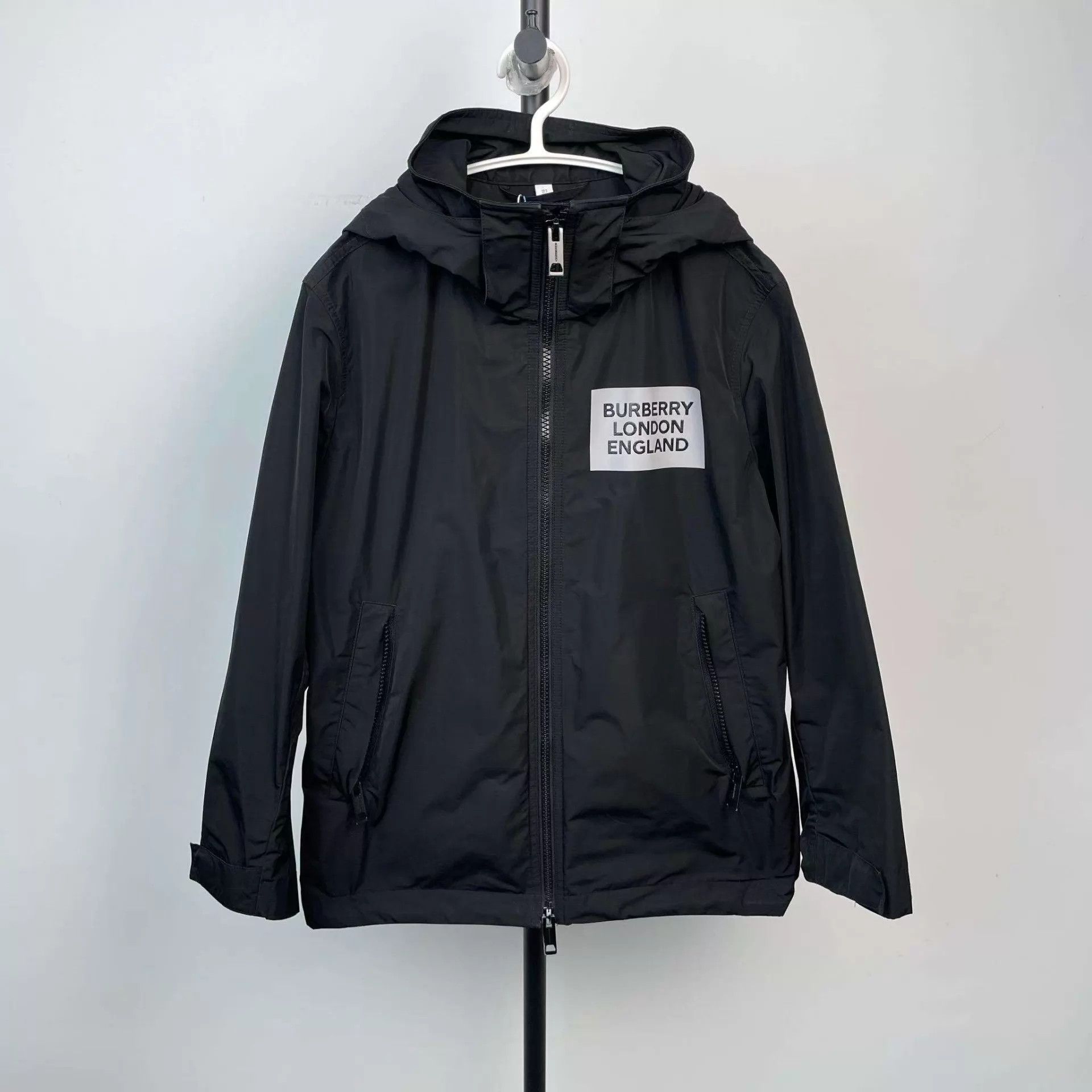 Burberry Burberry 95 New Black Polyester Trench Coat 36 Size XS / US 0-2 / IT 36-38 - 1 Thumbnail