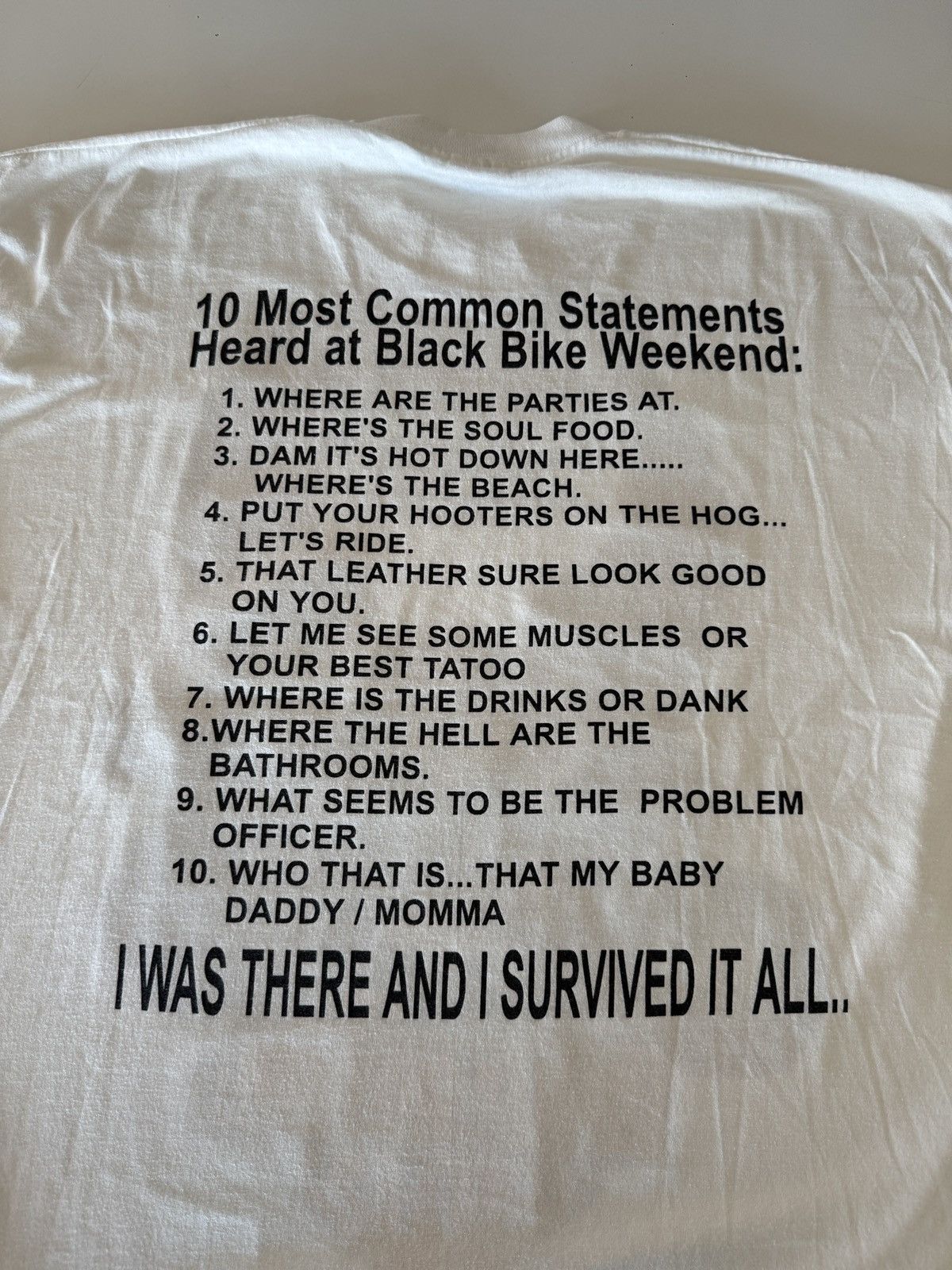 Harley Davidson *RARE* 90s VINTAGE HARLEY DAVIDSON ATLANTIC BEACH BLACK WEEK Size US XXL / EU 58 / 5 - 11 Thumbnail
