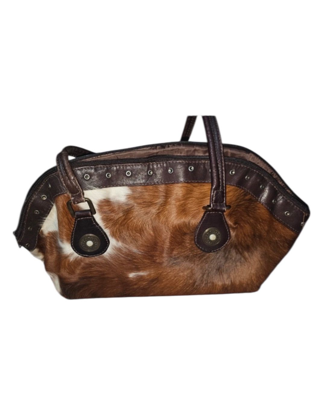 Other Vintage cow leather brown shoulder bag Size ONE SIZE - 2 Thumbnail