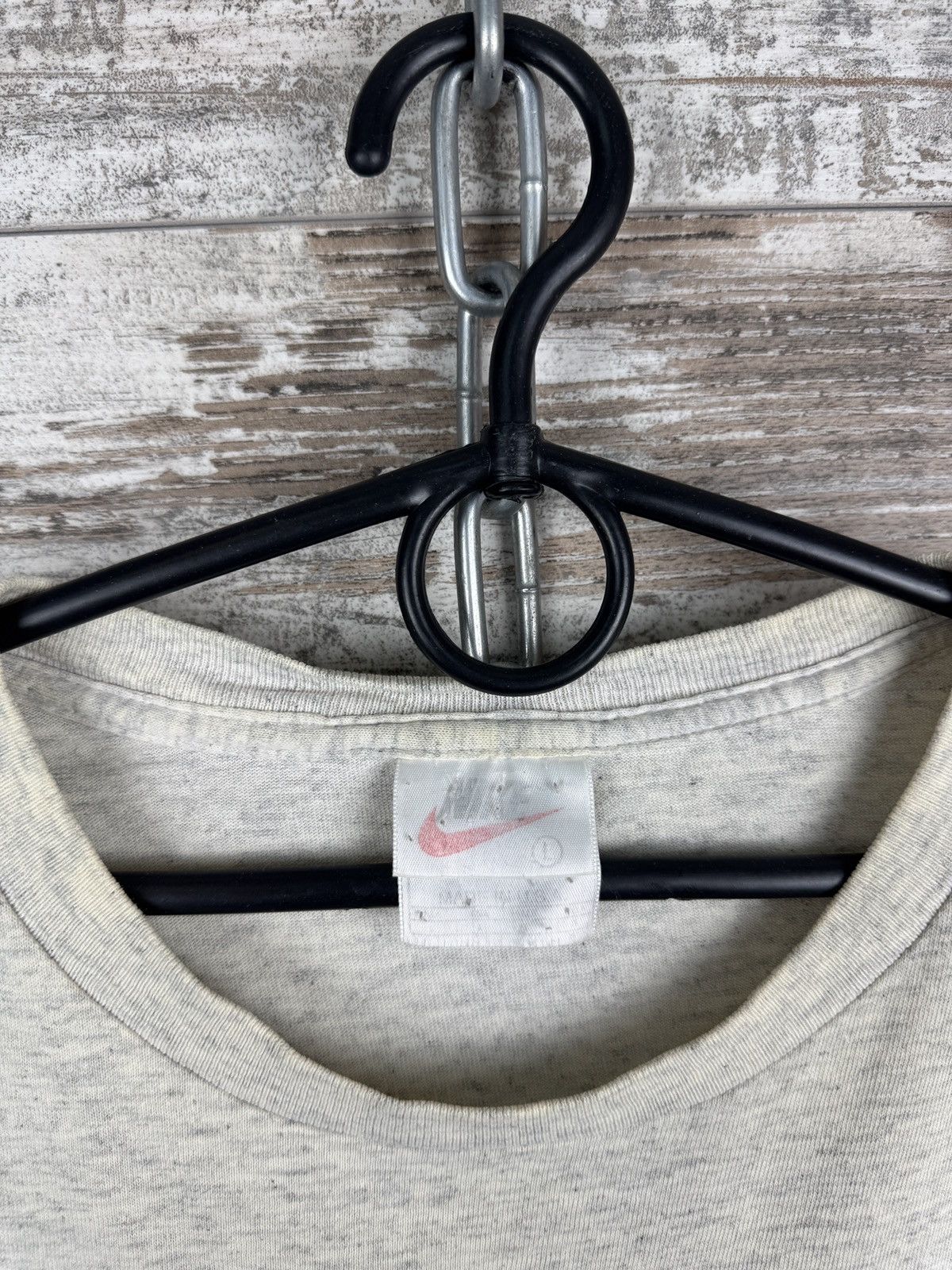 Nike × Vintage Mens Vintage Nike tennis USA T-shirt big logo tee rare 90s Size US L / EU 52-54 / 3 - 8 Thumbnail
