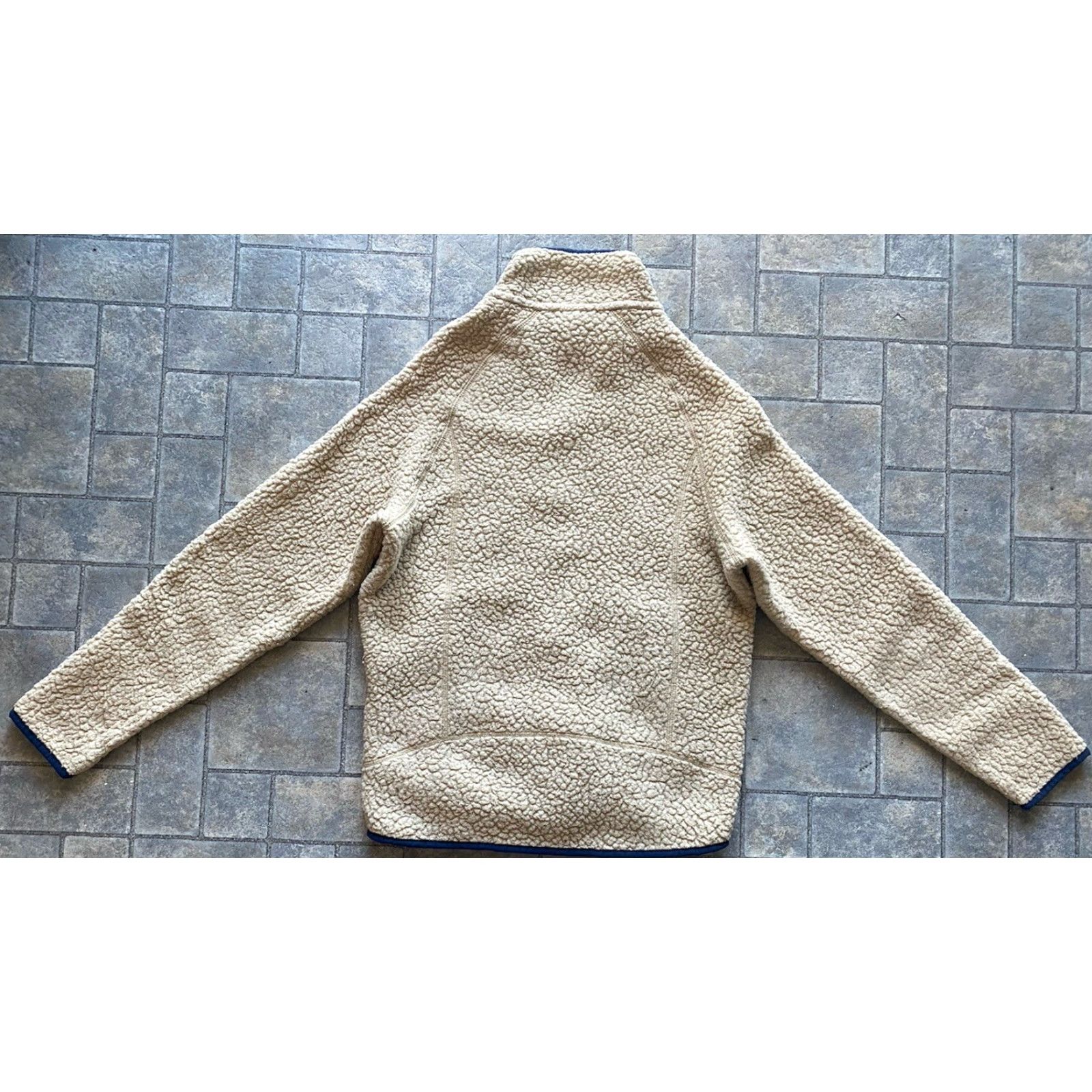 Patagonia Patagonia Jacket Fleece Full Zip Womens XS Beige Oatmeal White STY22801FA19 Size XS / US 0-2 / IT 36-38 - 2 Thumbnail