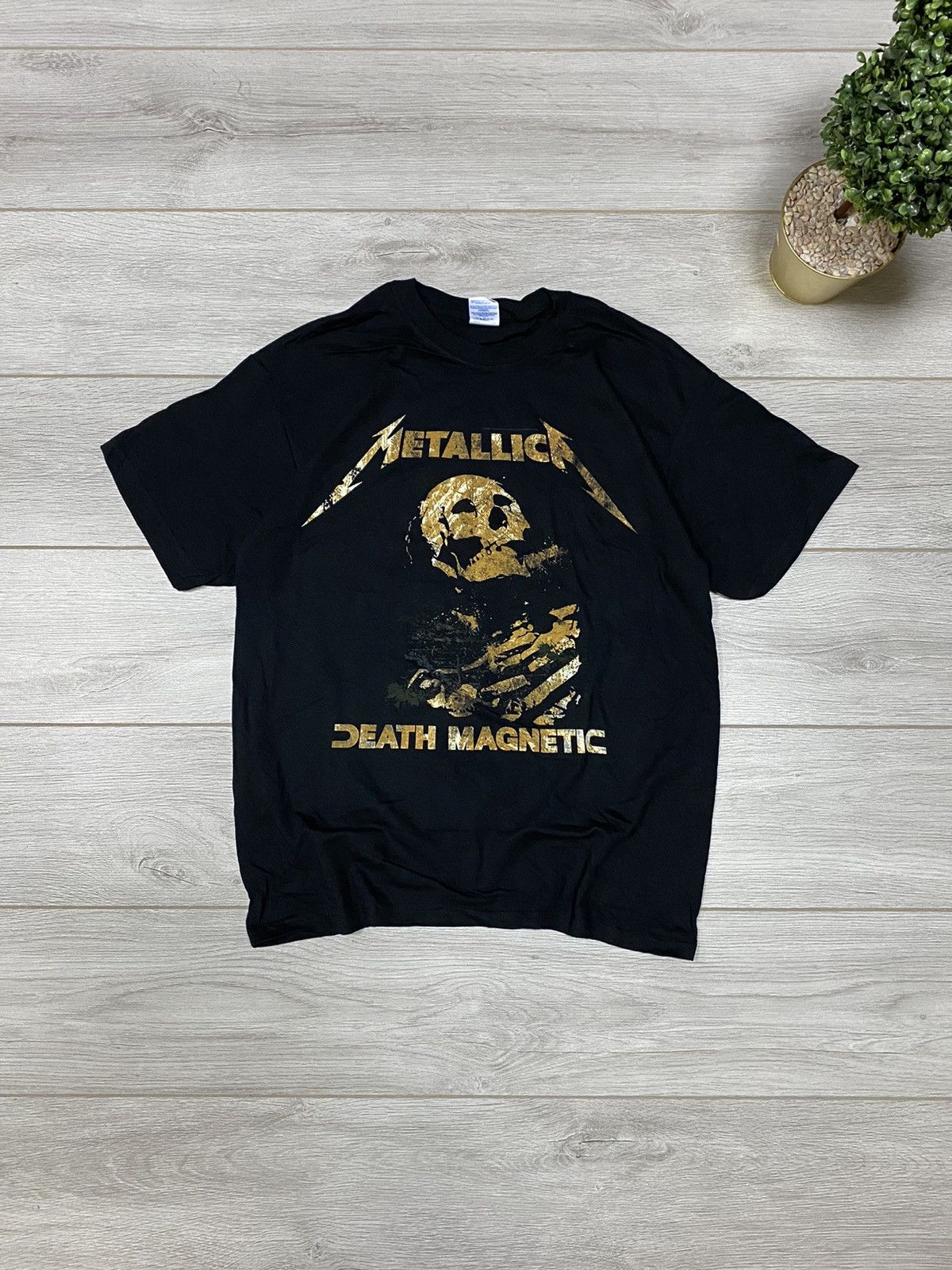 Metallica Metallica death magnet tour vintage graphic big print tee Size US L / EU 52-54 / 3 - 1 Thumbnail