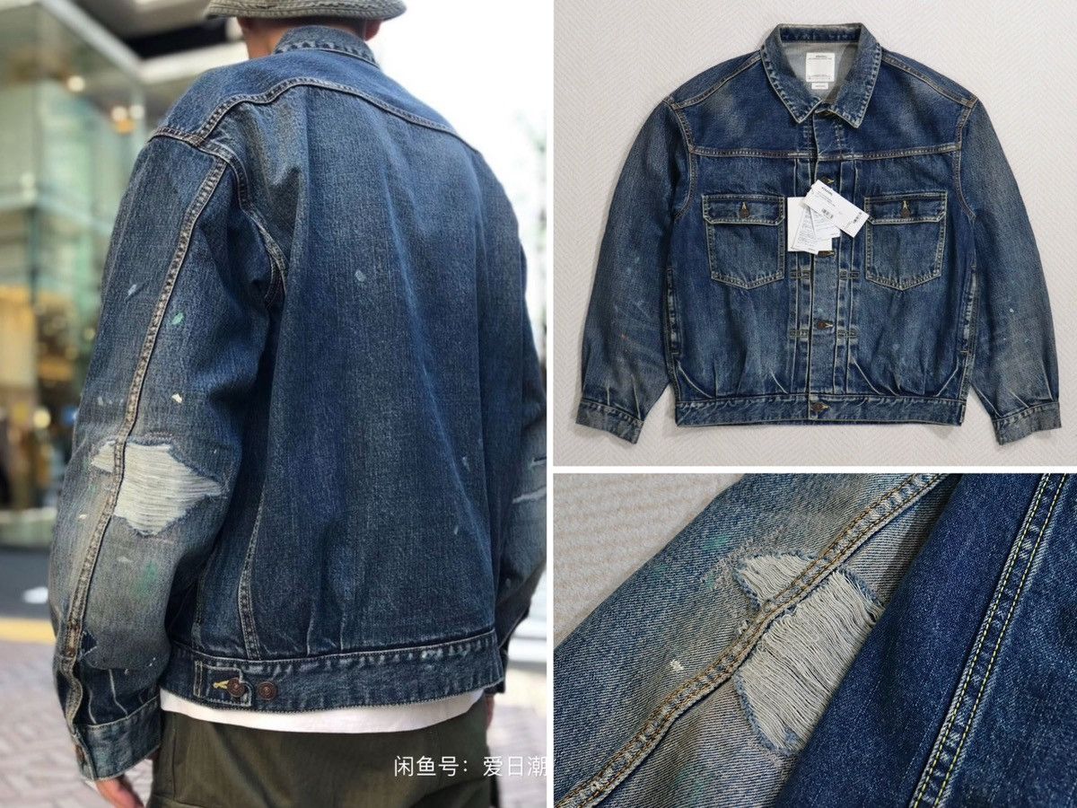 Visvim 21aw 101xx Jkt D1006 Dmgd-1006 size3