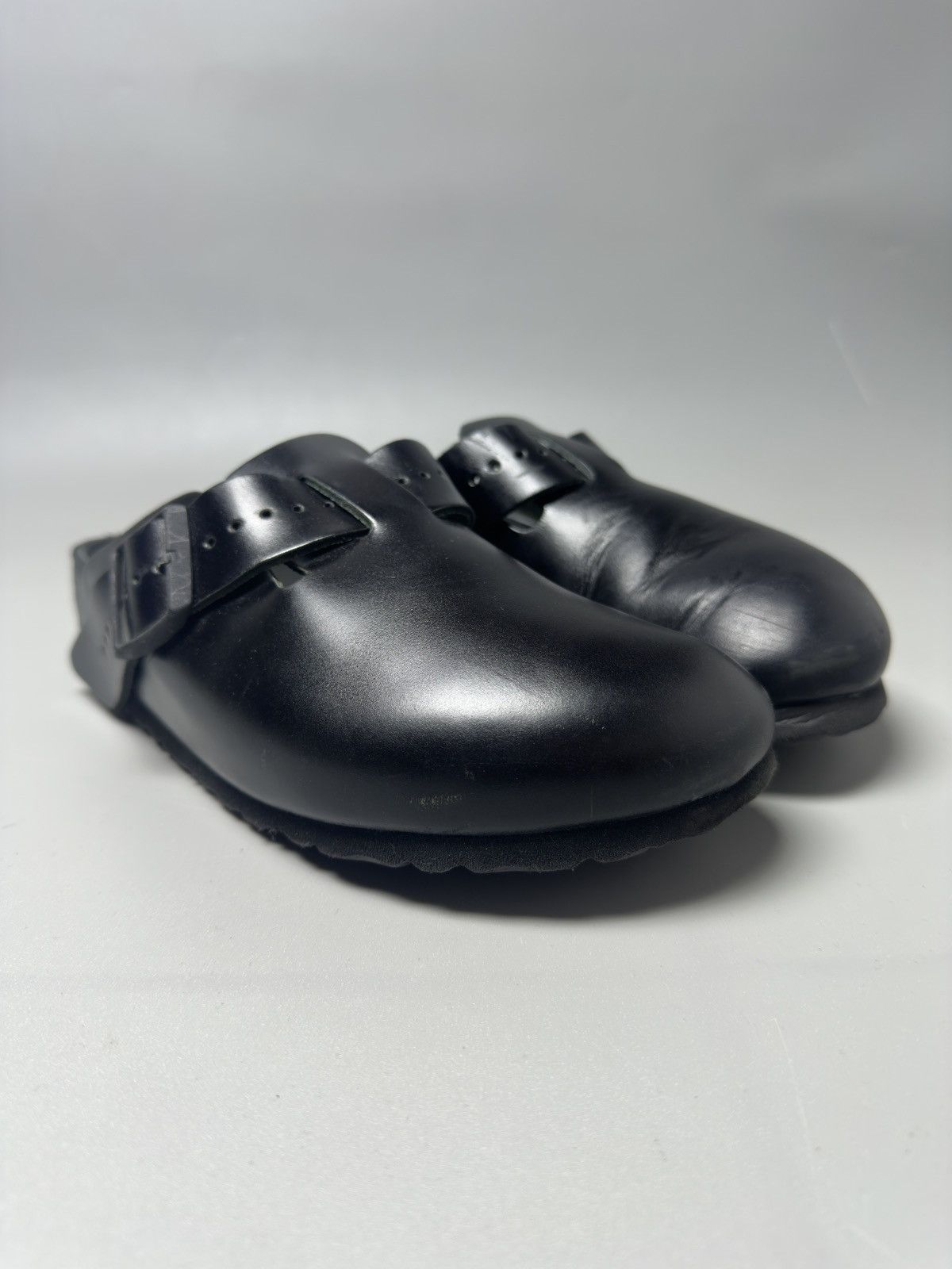 Birkenstock × Rick Owens Rick Owens Boston Smooth Leather Amalfi Black Size US 7 / EU 40 - 2 Thumbnail