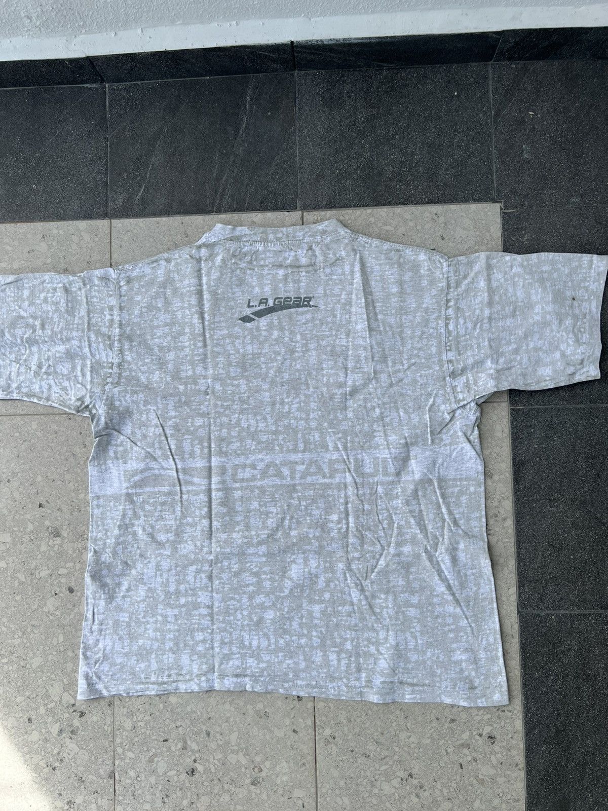 La Gear × Vintage 90s AOP LA GEAR Catapult Karl Malone Mailman t-shirt Size US L / EU 52-54 / 3 - 8 Thumbnail