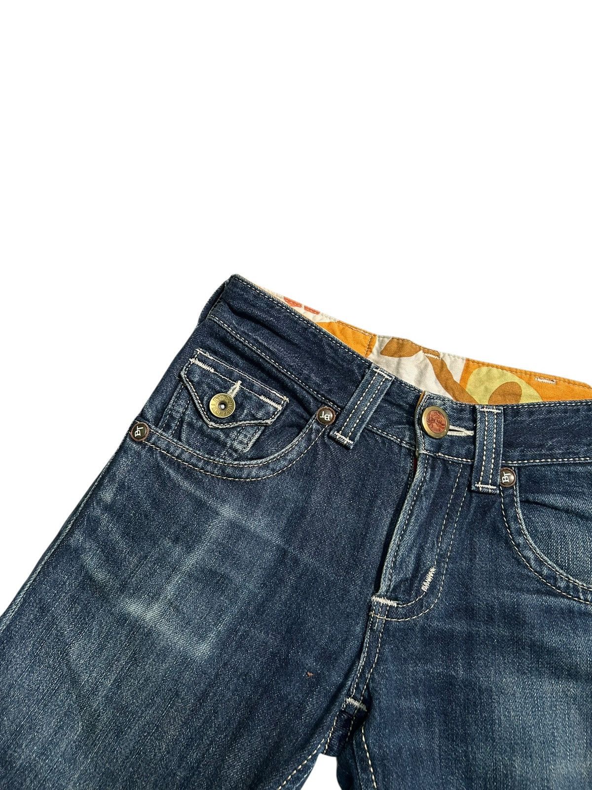 Edwin × Kapital × Vintage FLARE 🔥 EDWIN BT5012 DISTRESSED JAPANESE PUNK DENIM JEANS Size US 28 / EU 44 - 7 Thumbnail