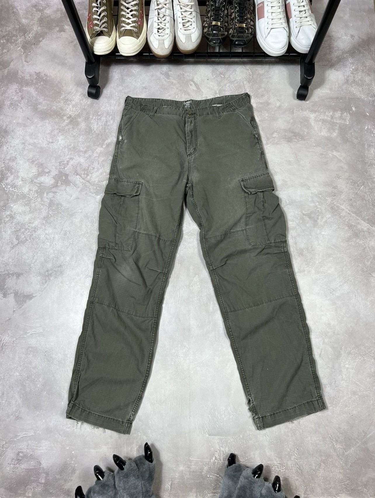 Vintage Carhartt Distressed Cargo Pants