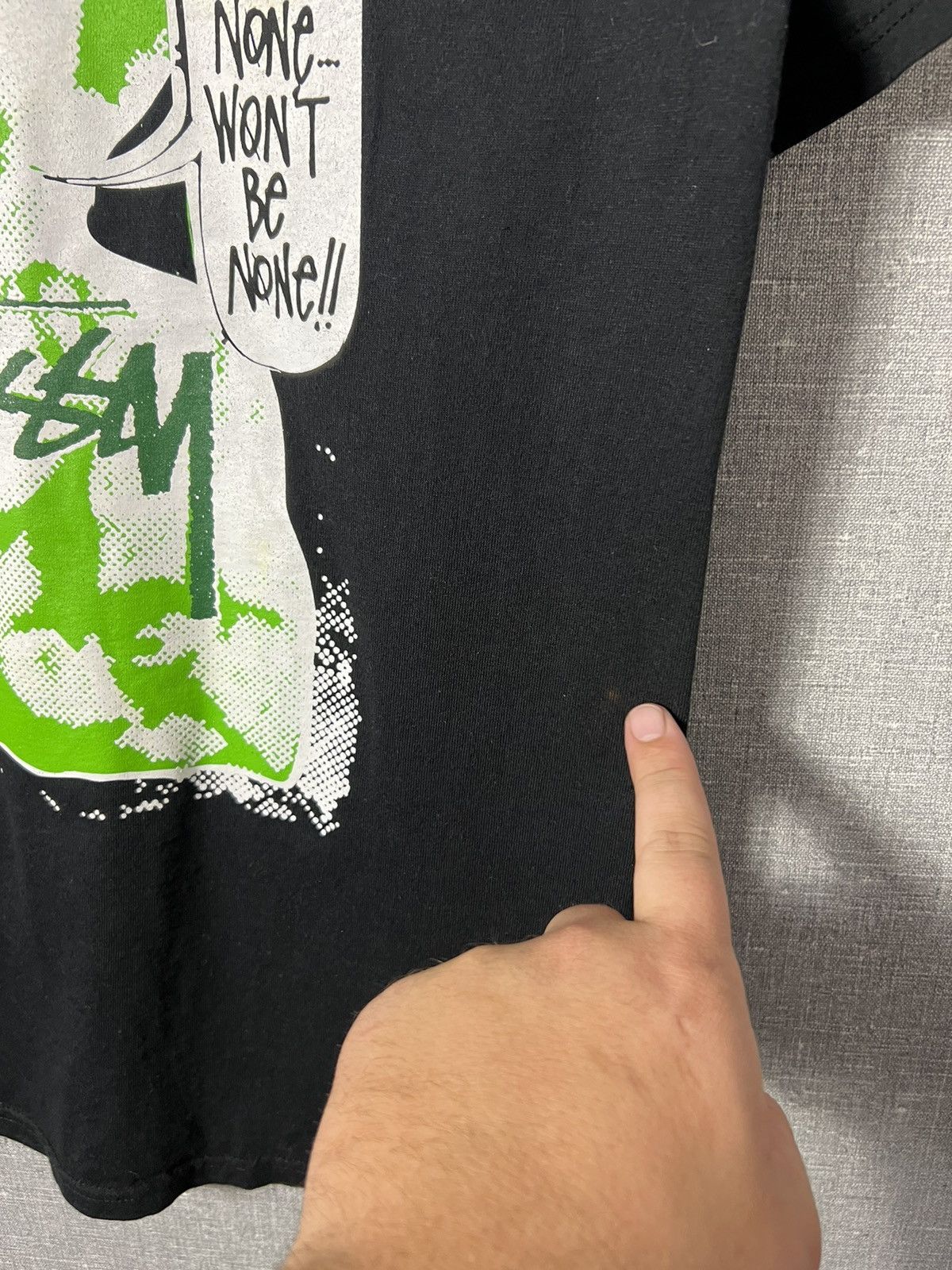 Stussy × Vintage Rare Vintage Stussy Static Don’t Start None Won’t Be None Size US M / EU 48-50 / 2 - 2 Thumbnail
