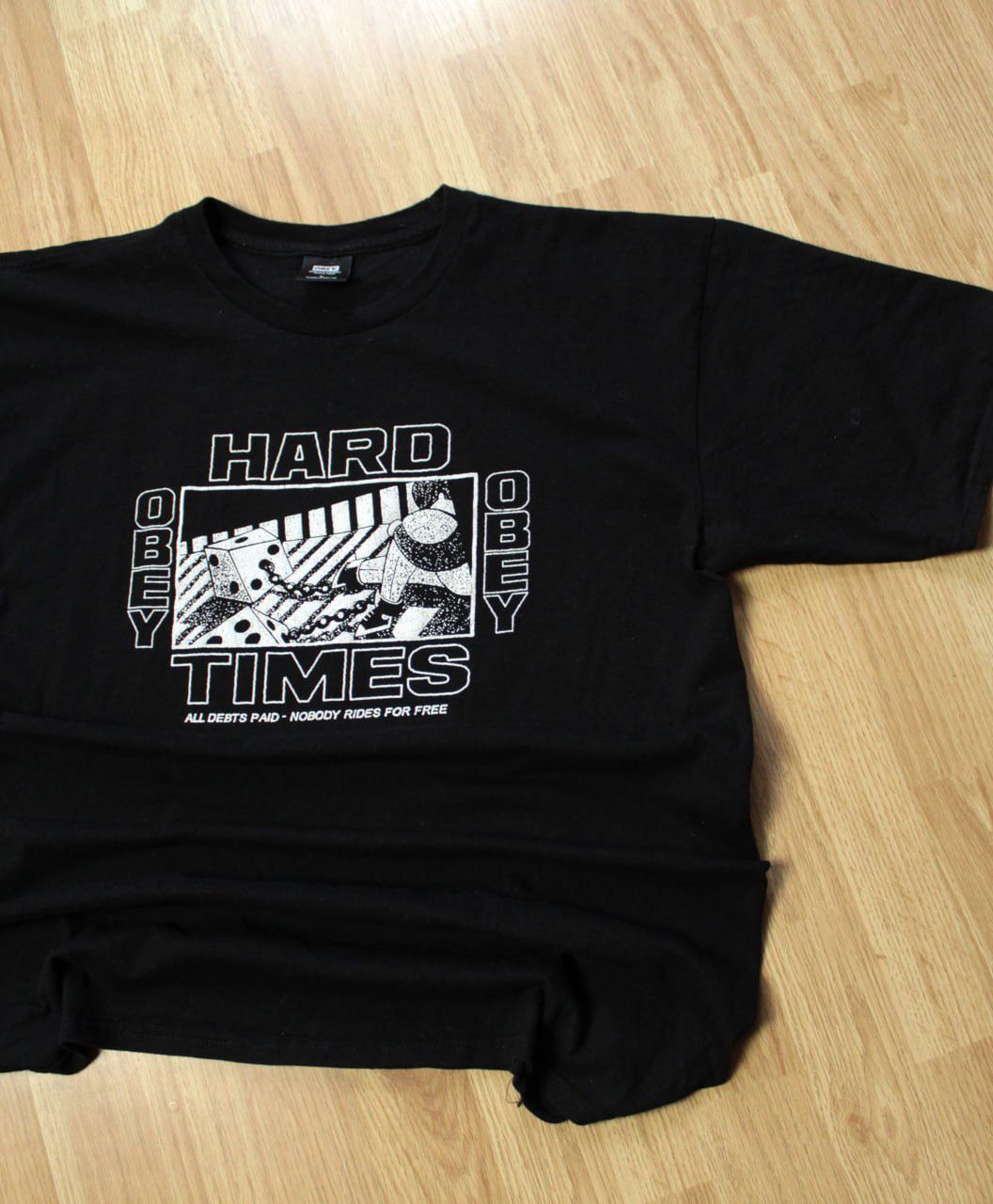 Obey 🔥 OBEY Problem Gambling RARE Avant Garde T Shirt Casino Y2K Size US L / EU 52-54 / 3 - 3 Thumbnail