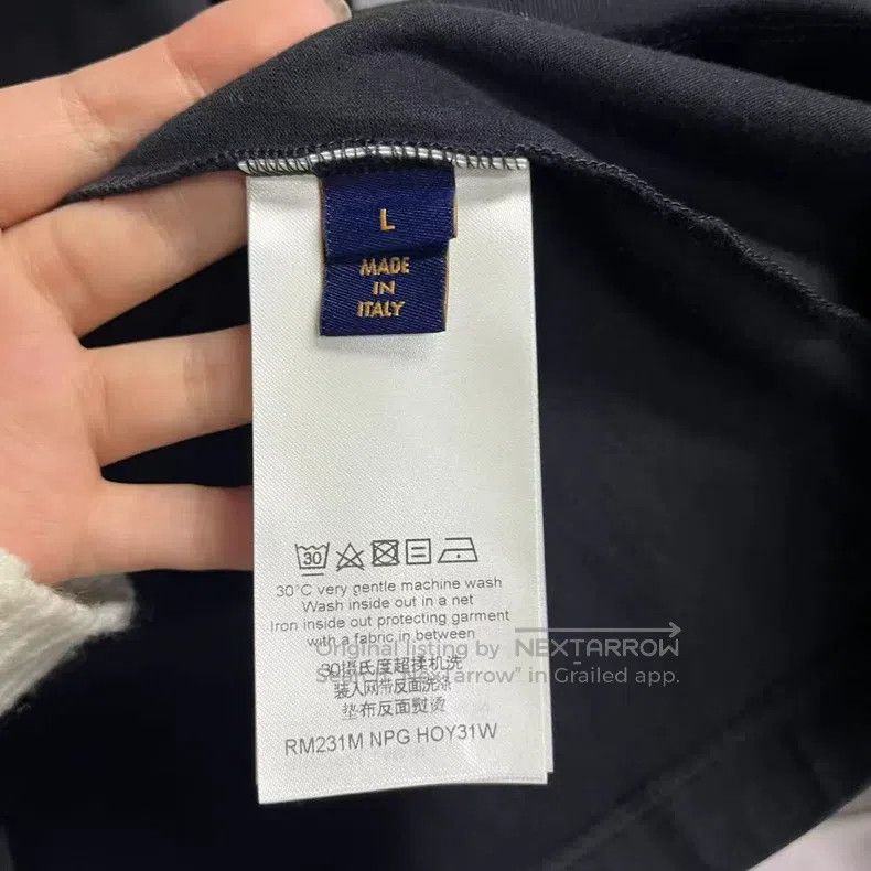 Louis Vuitton Louis Vuitton Color Letter Logo Print Long Sleeve T-Shirt Size US L / EU 52-54 / 3 - 4 Thumbnail