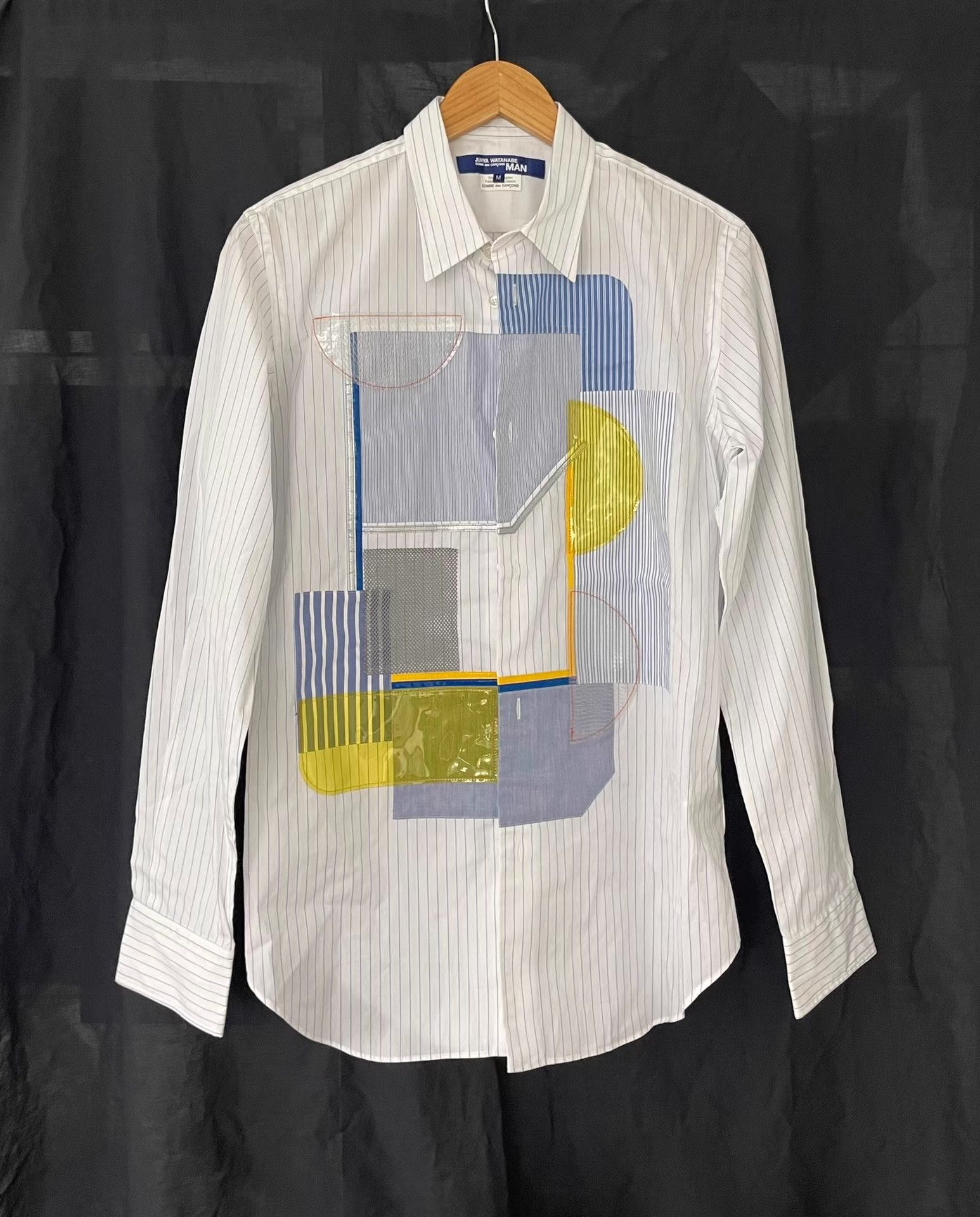 Junya Watanabe Junya Watanabe Man 16FW Paneled Shirt Ｑ21 Size US M / EU 48-50 / 2 - 1 Thumbnail