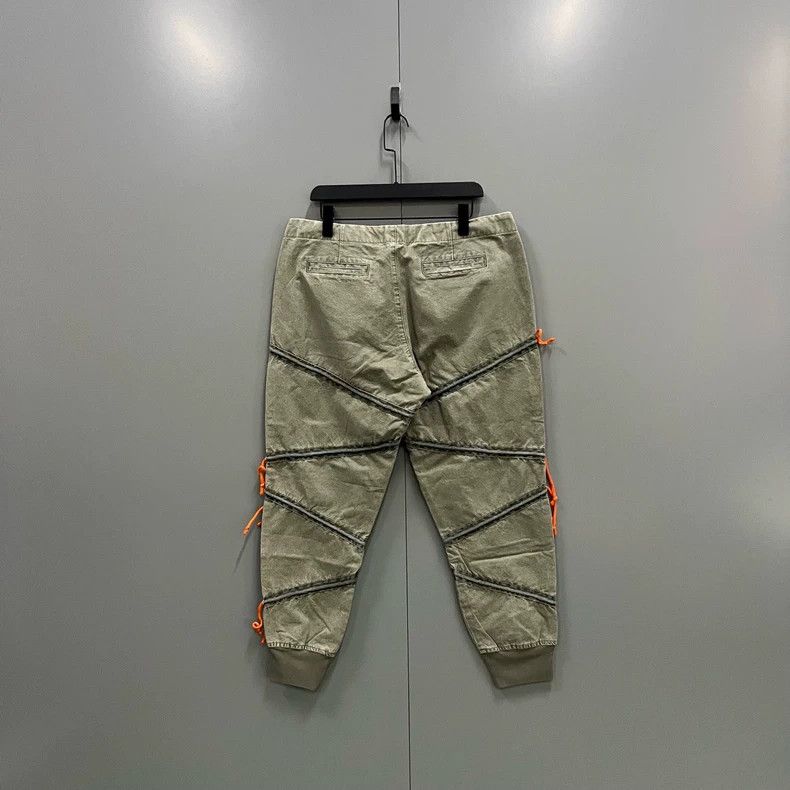 Greg Lauren greg lauren Military green contrast stitching pants 2506-Ne Size US 32 / EU 48 - 2 Thumbnail