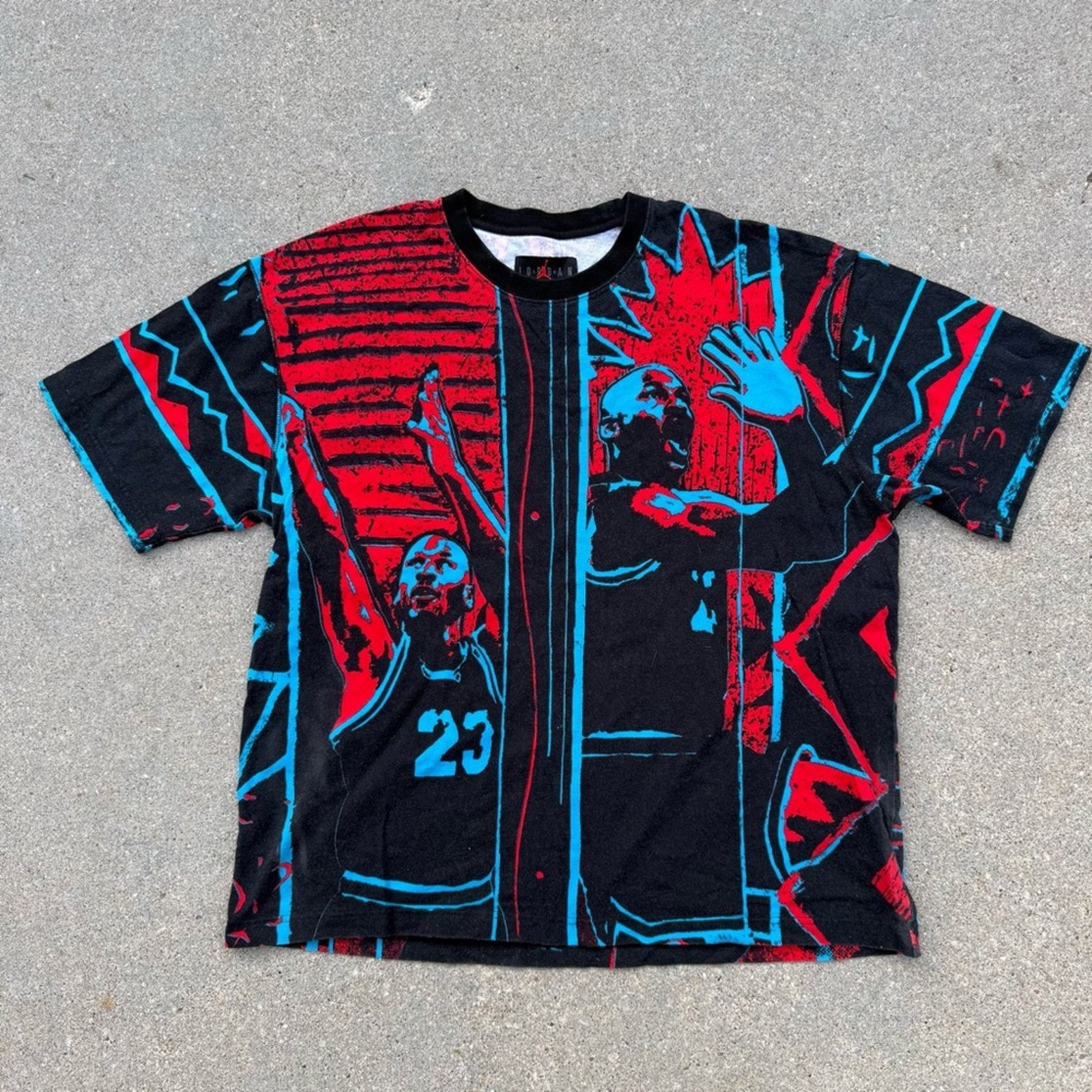 Nike Air Jordan DNA T-Shirt AOP Michael Jordan CJ6093-657 LG