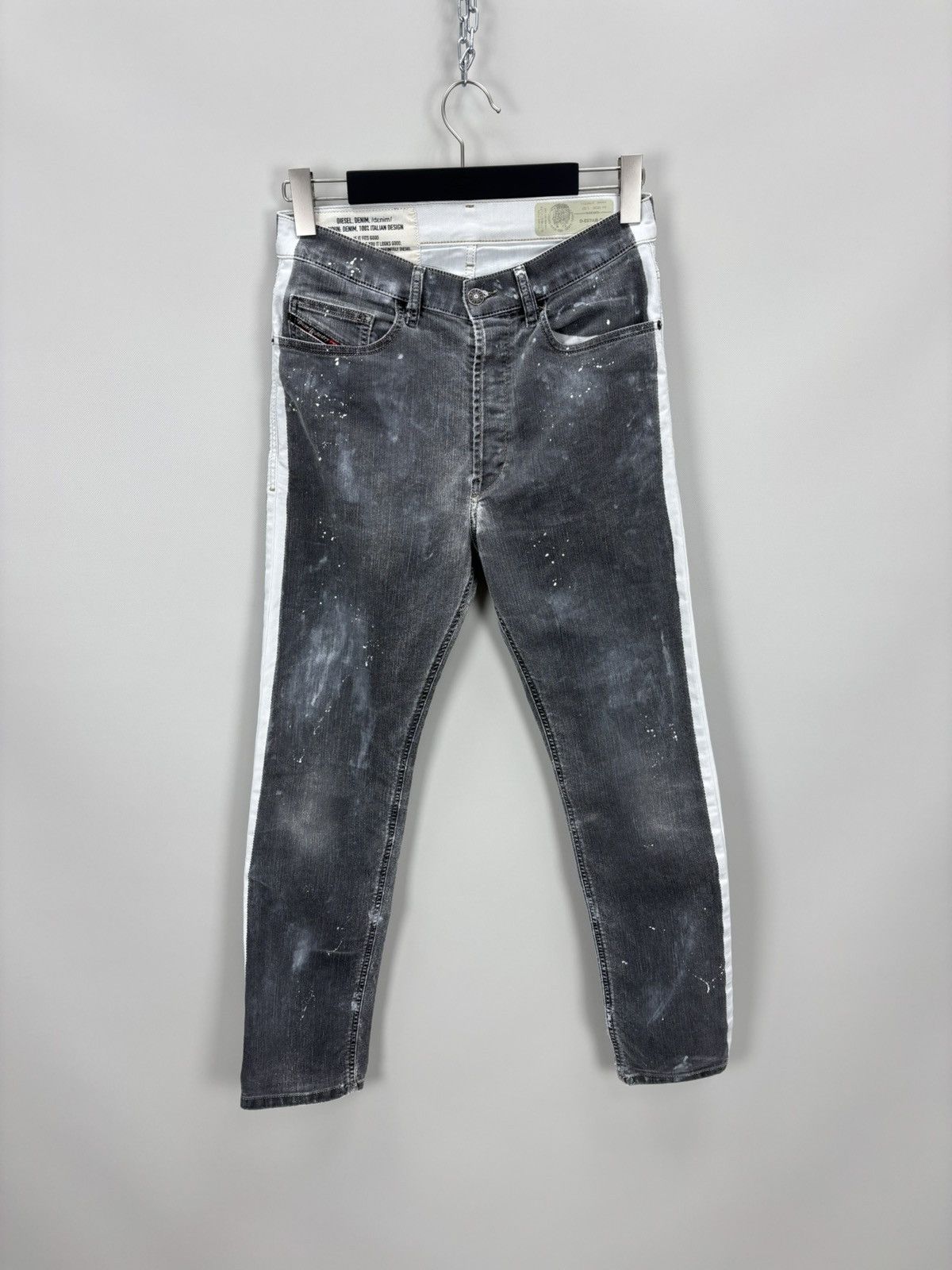 Diesel Mens jeans Y2k Diesel Size 30 Color Gray Size US 30 / EU 46 - 1 Thumbnail