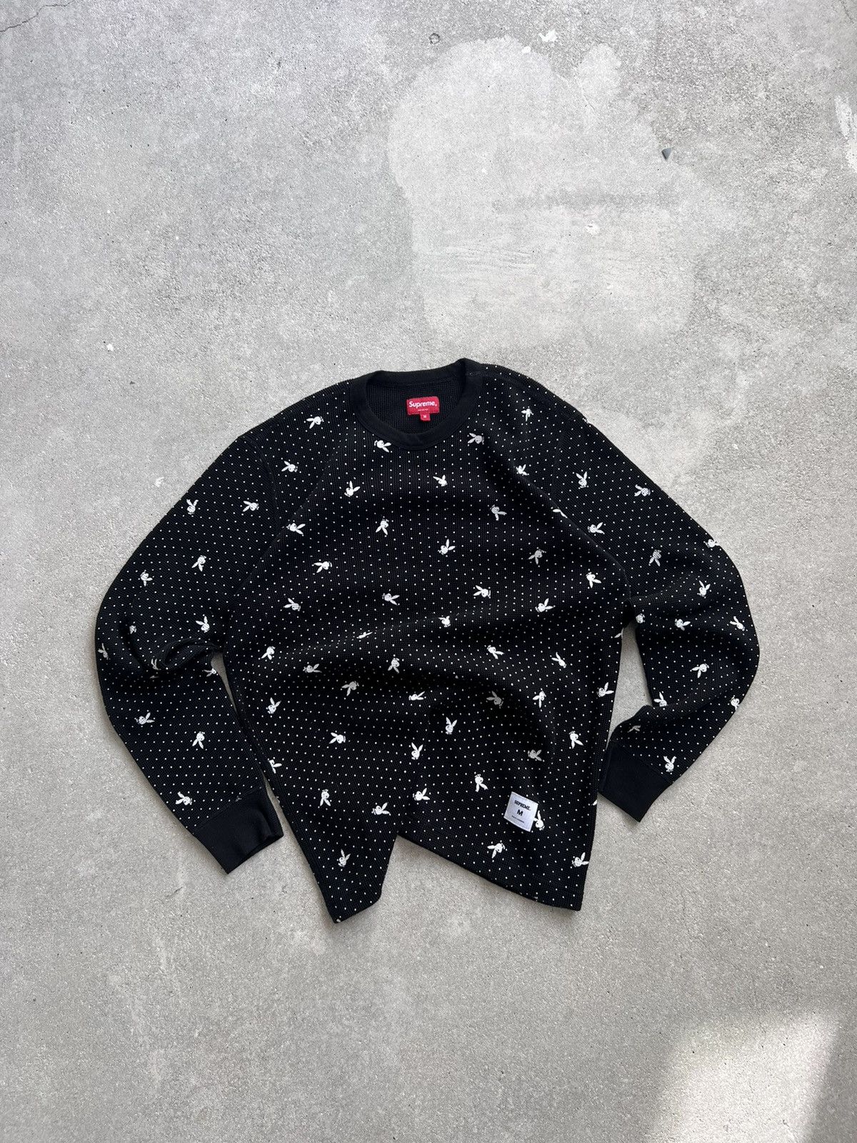 FW17 Supreme Playboy Waffle Thermal
