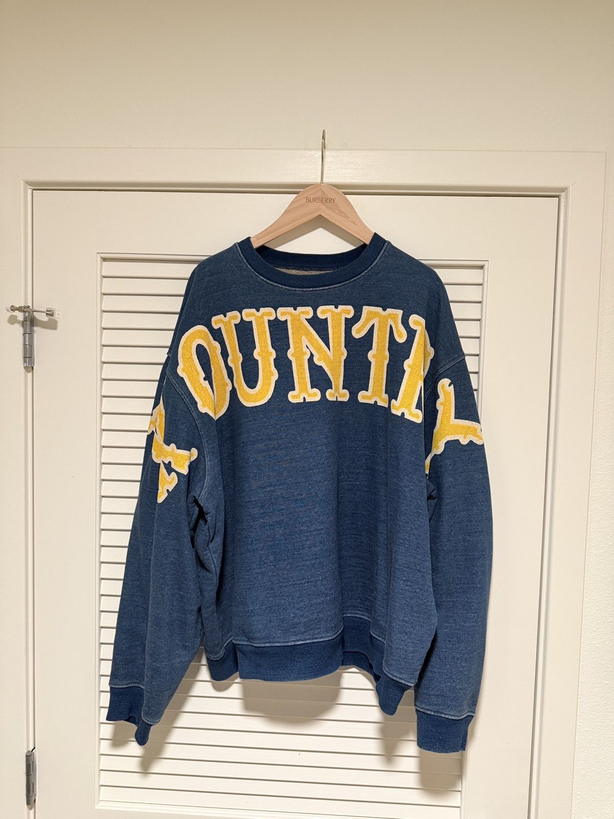 Kapital Kapital Washed Denim Sweatshirt Size US L / EU 52-54 / 3 - 1 Thumbnail