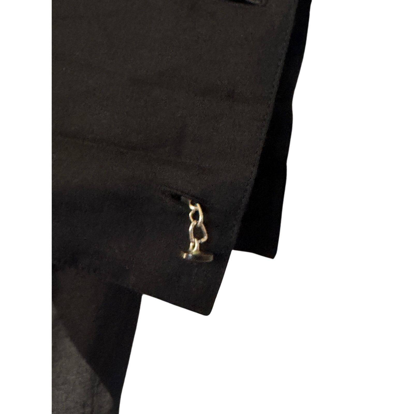 Dries Van Noten Dries Van Noten Men's Black See-Through Pleated Tuxedo Shirt Size US M / EU 48-50 / 2 - 6 Thumbnail
