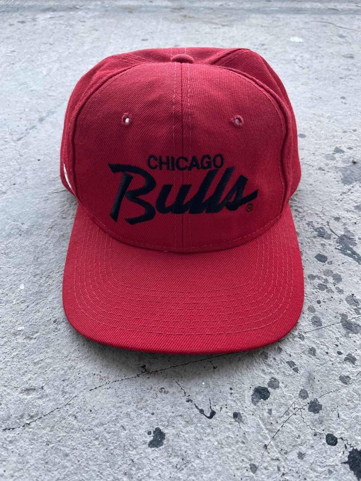 Vintage RARE Chicago bulls vintage hat sport made in costa rica Size ONE SIZE - 2 Thumbnail