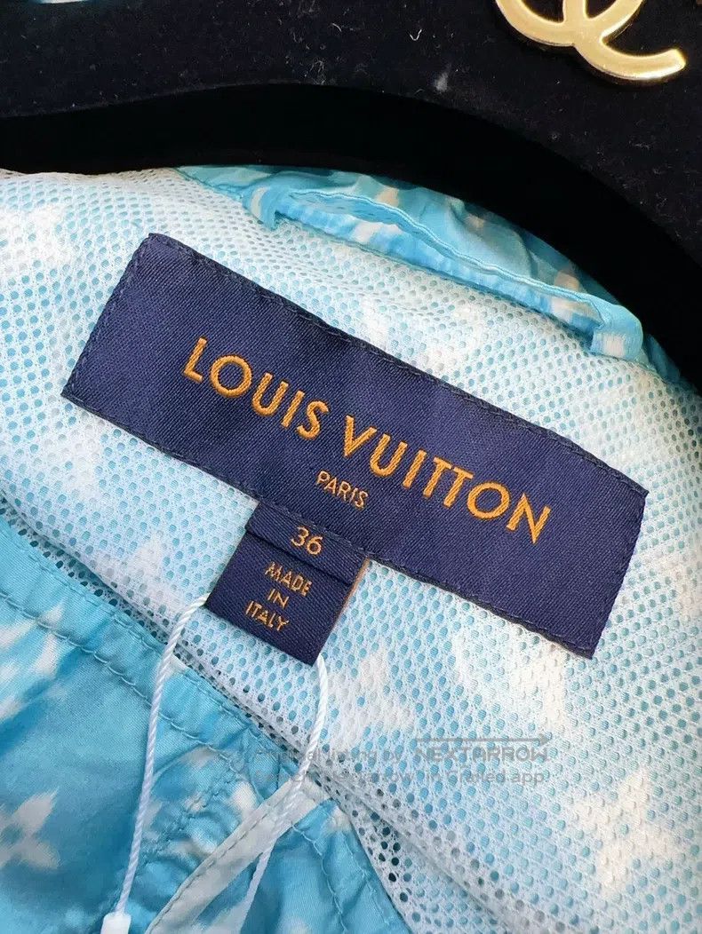 Louis Vuitton Louis Vuitton Blue patchwork white old flower logo full pr Size XS / US 0-2 / IT 36-38 - 5 Thumbnail