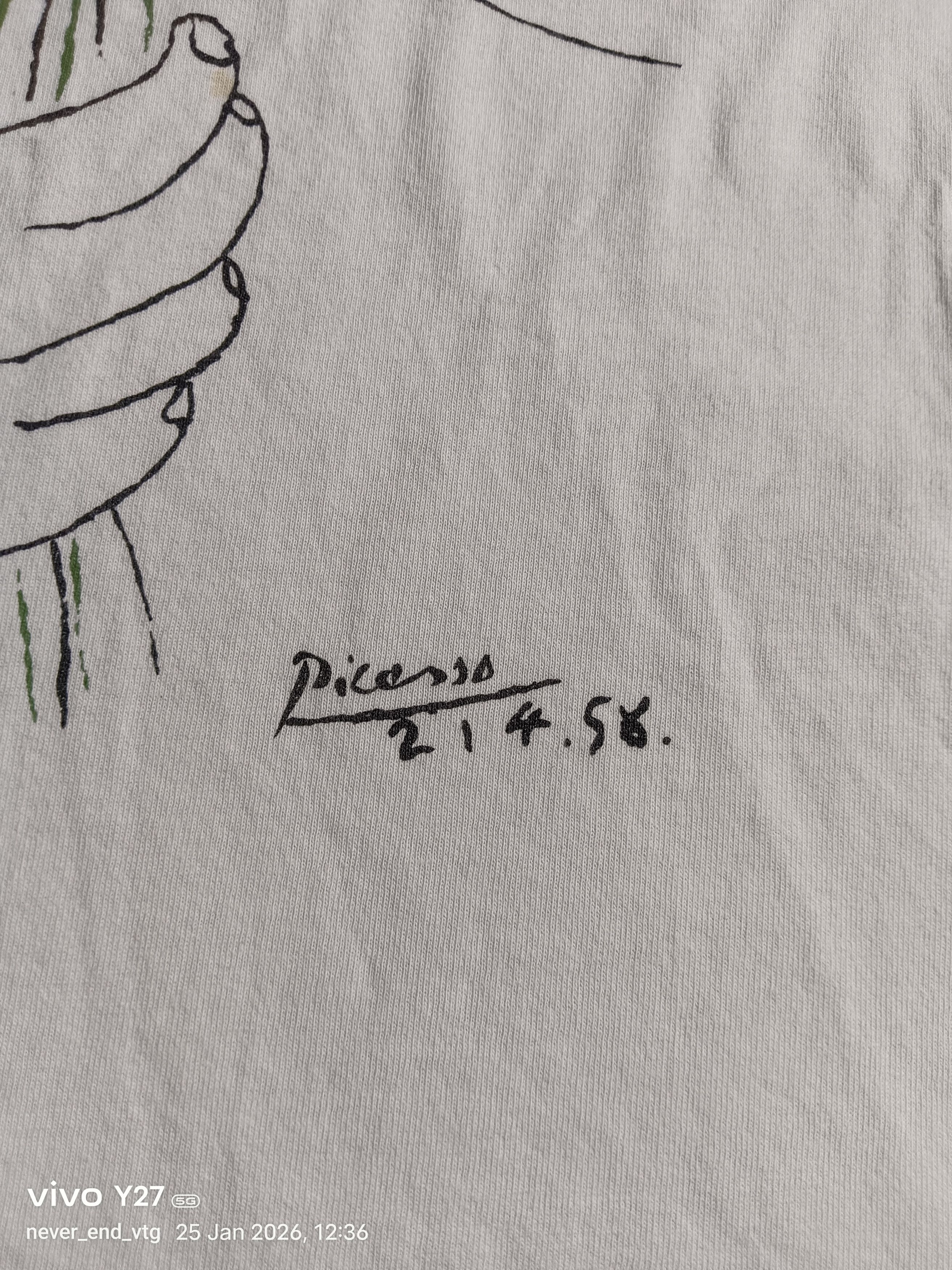 Vintage Vintage Pablo Picasso Bouquet of Peace Size US M / EU 48-50 / 2 - 3 Thumbnail