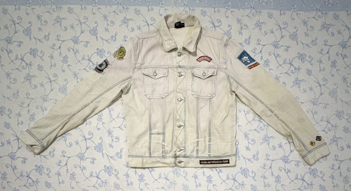 Diesel Diesel White Denim Type 3 Design Size US L / EU 52-54 / 3 - 1 Thumbnail
