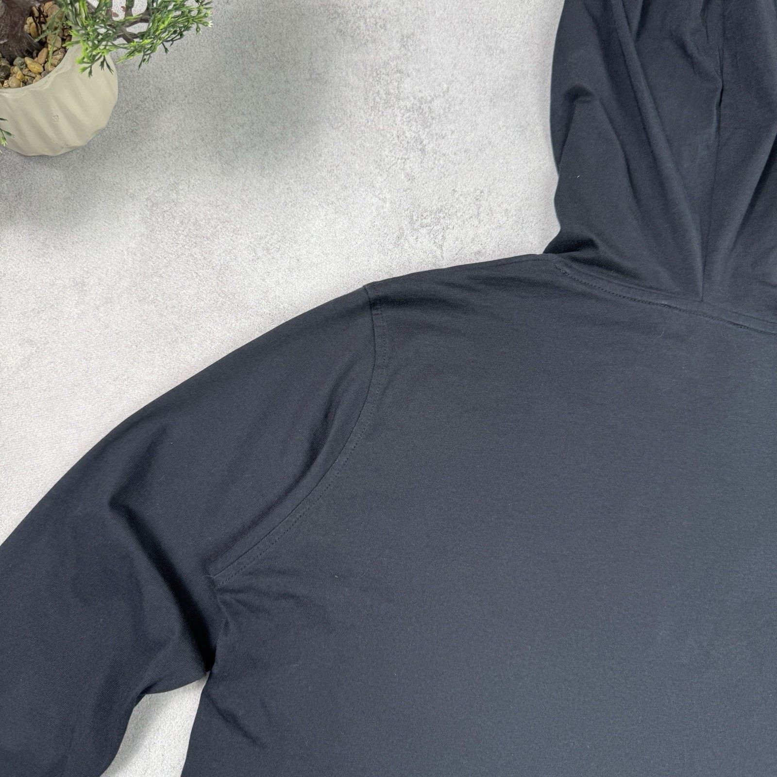 Balmain Balmain Paris Long Sleeve T-Shirt With Hood Size XS Black Size US XS / EU 42 / 0 - 21 Thumbnail