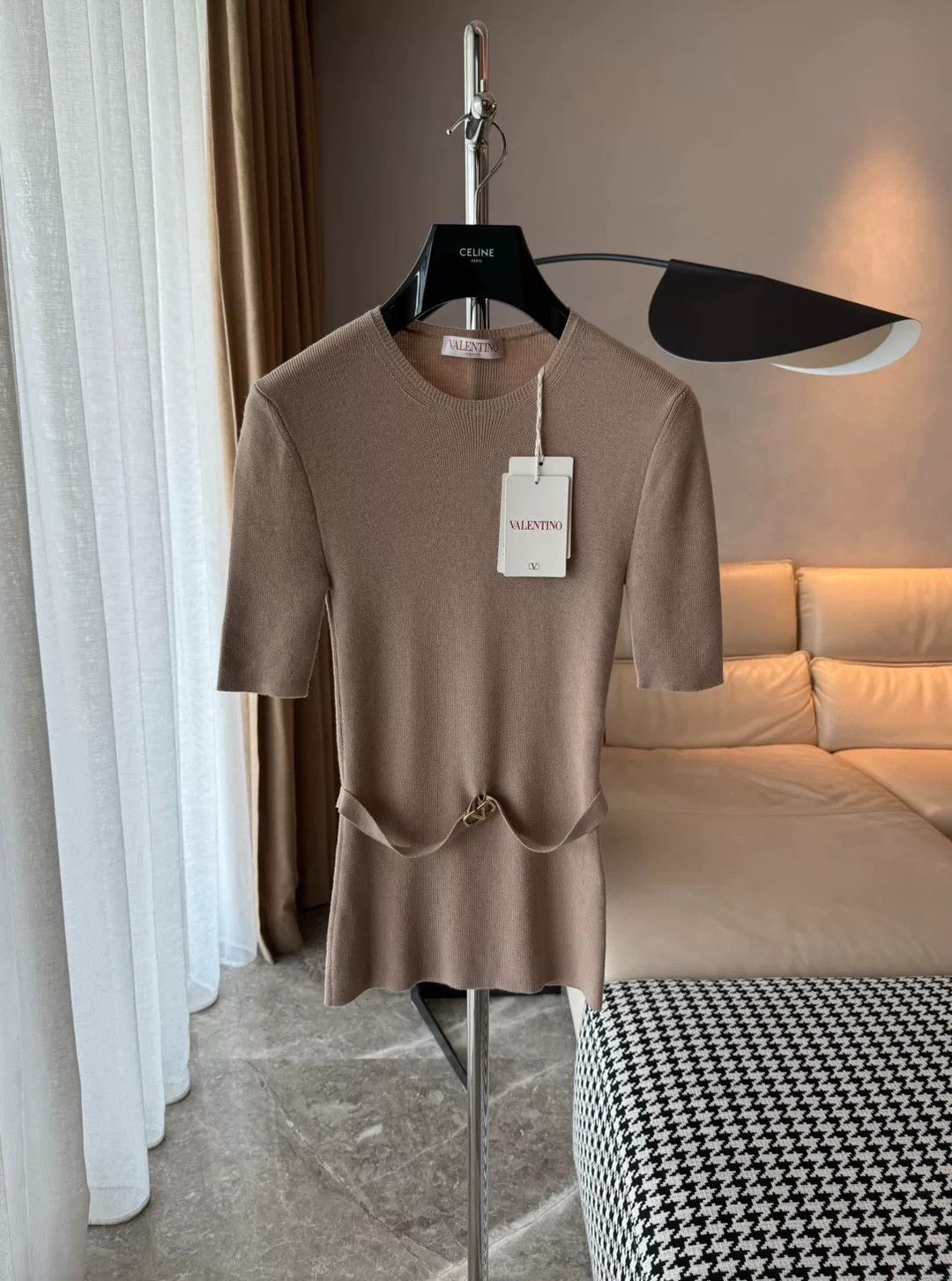 Valentino Valentino 24SS Belted Knit Top Size US M / EU 48-50 / 2 - 1 Thumbnail