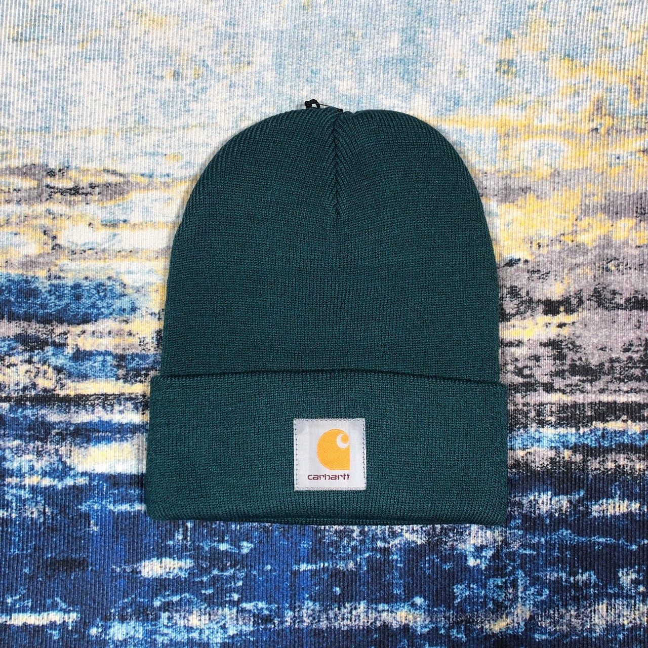 Stussy × Vintage Stussy X Carhartt Acrylic Watch Beanie Size ONE SIZE - 1 Thumbnail