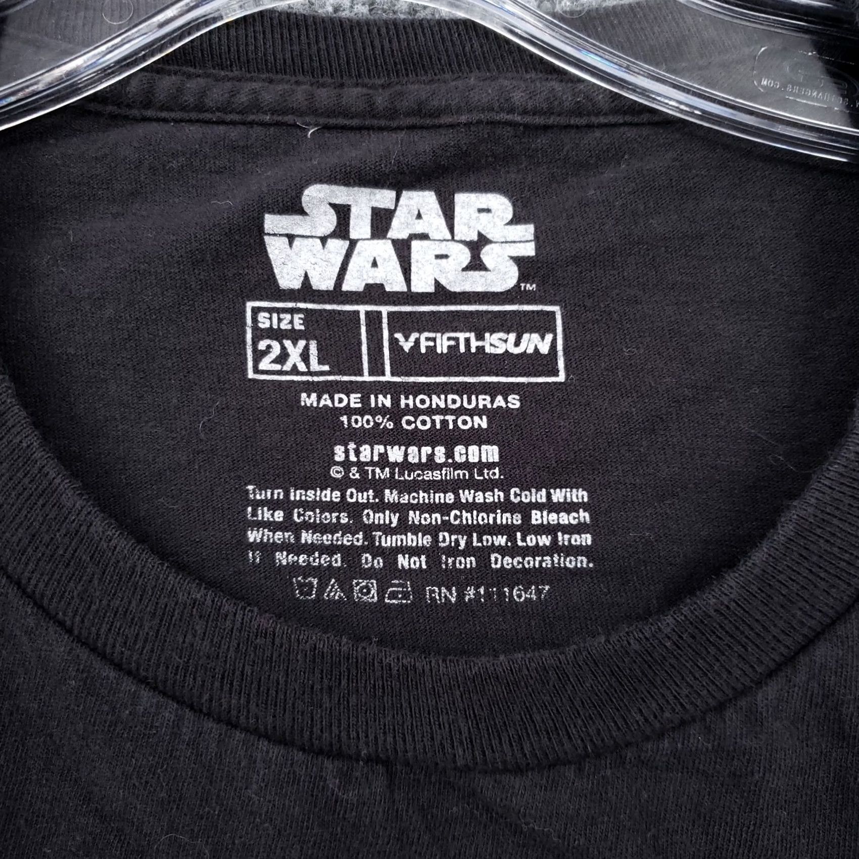 Star Wars Star Wars T-Shirt Black 2XL XXL Men Vader Villains Hope Short Sleeves VFifth-Sun Size US XXL / EU 58 / 5 - 3 Thumbnail