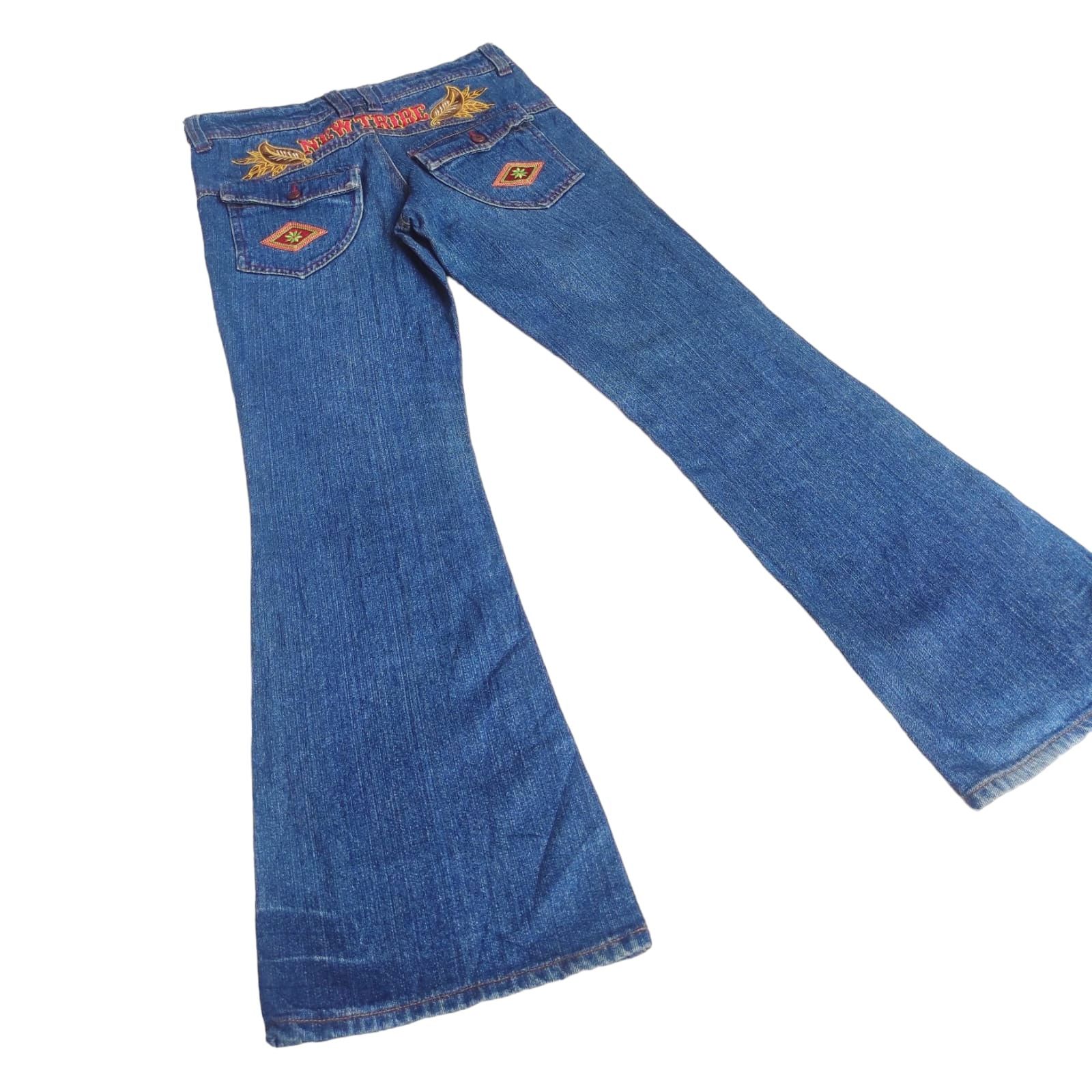 Hysteric Glamour Flare Jeans TENDER HEART NEW TRIBE Low Rise Boot cut Denim Size 28" / US 6 / IT 42 - 2 Thumbnail