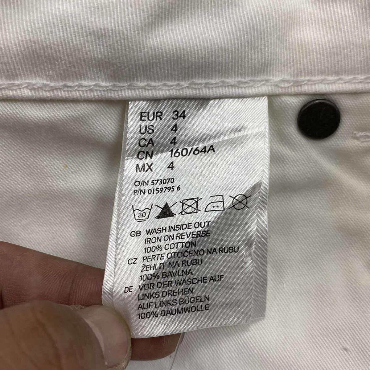 H&M × Maison Margiela SS04 Painted Denim Jeans Size US 29 - 4 Thumbnail
