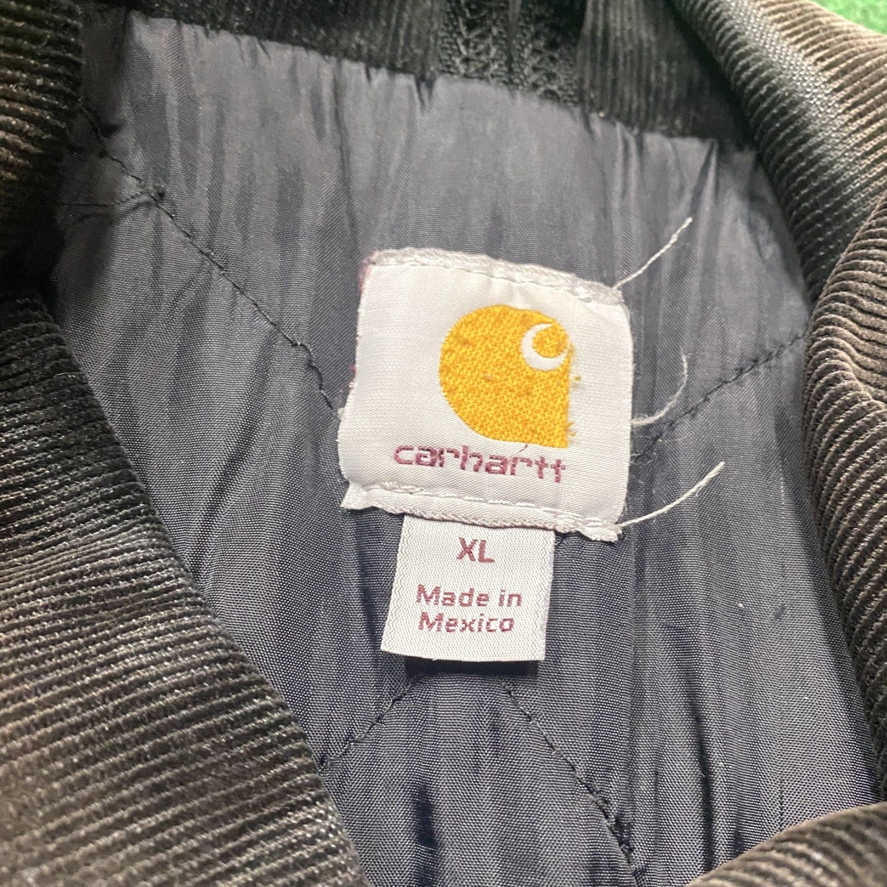 Carhartt VINTAGE Carhartt Jacket Mens XL Black Canvas Quilted Lined Work Coat Size US XL / EU 56 / 4 - 4 Thumbnail