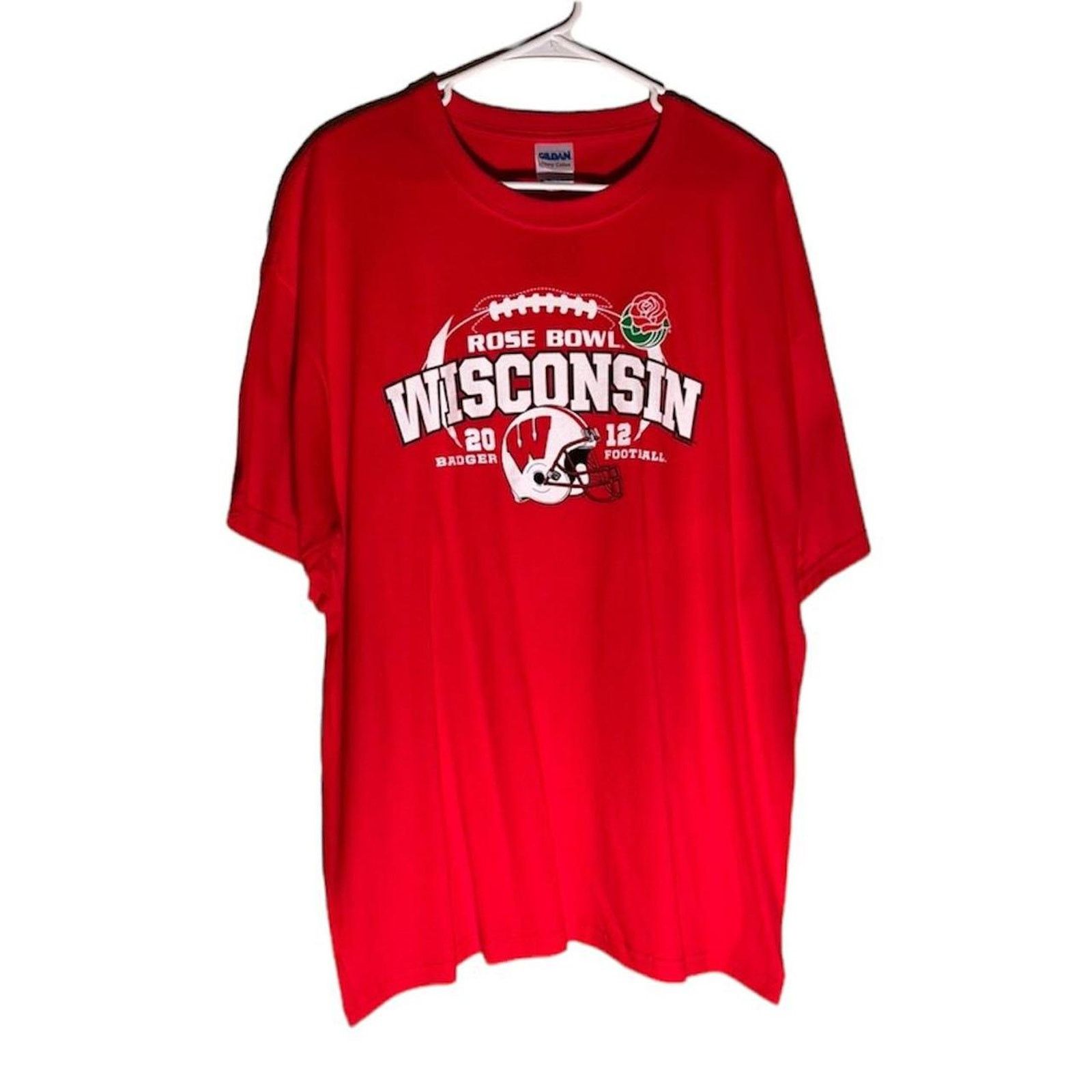 Gildan NEW Wisconsin Badgers Rose Bowl 2012 T-Shirt Size US L / EU 52-54 / 3 - 1 Thumbnail