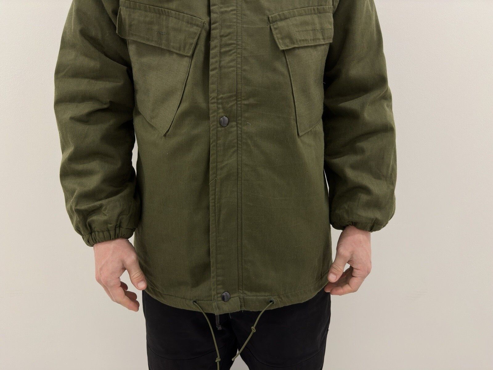 Vintage VINTAGE ARMY 1960s 60s MILITARY MILITARIA JACKET SERVAL ZIP Size US M / EU 48-50 / 2 - 8 Thumbnail