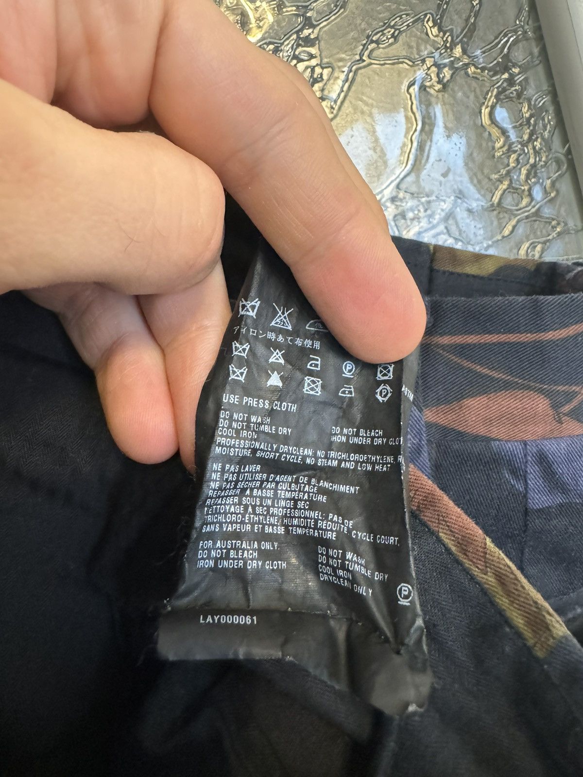 SS07 runway floral pants Casual Pants