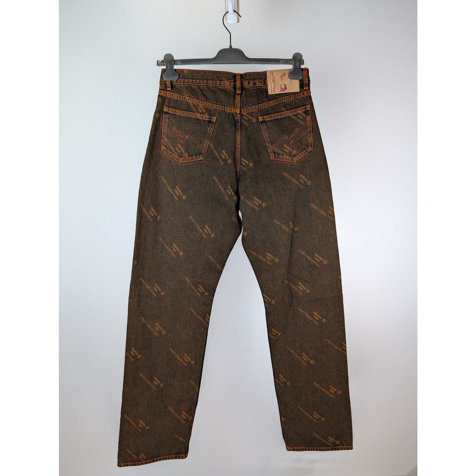 Martine Rose o1rshd1 Relaxed Fit Jean in Orange Laser Size US 32 / EU 48 - 10 Thumbnail