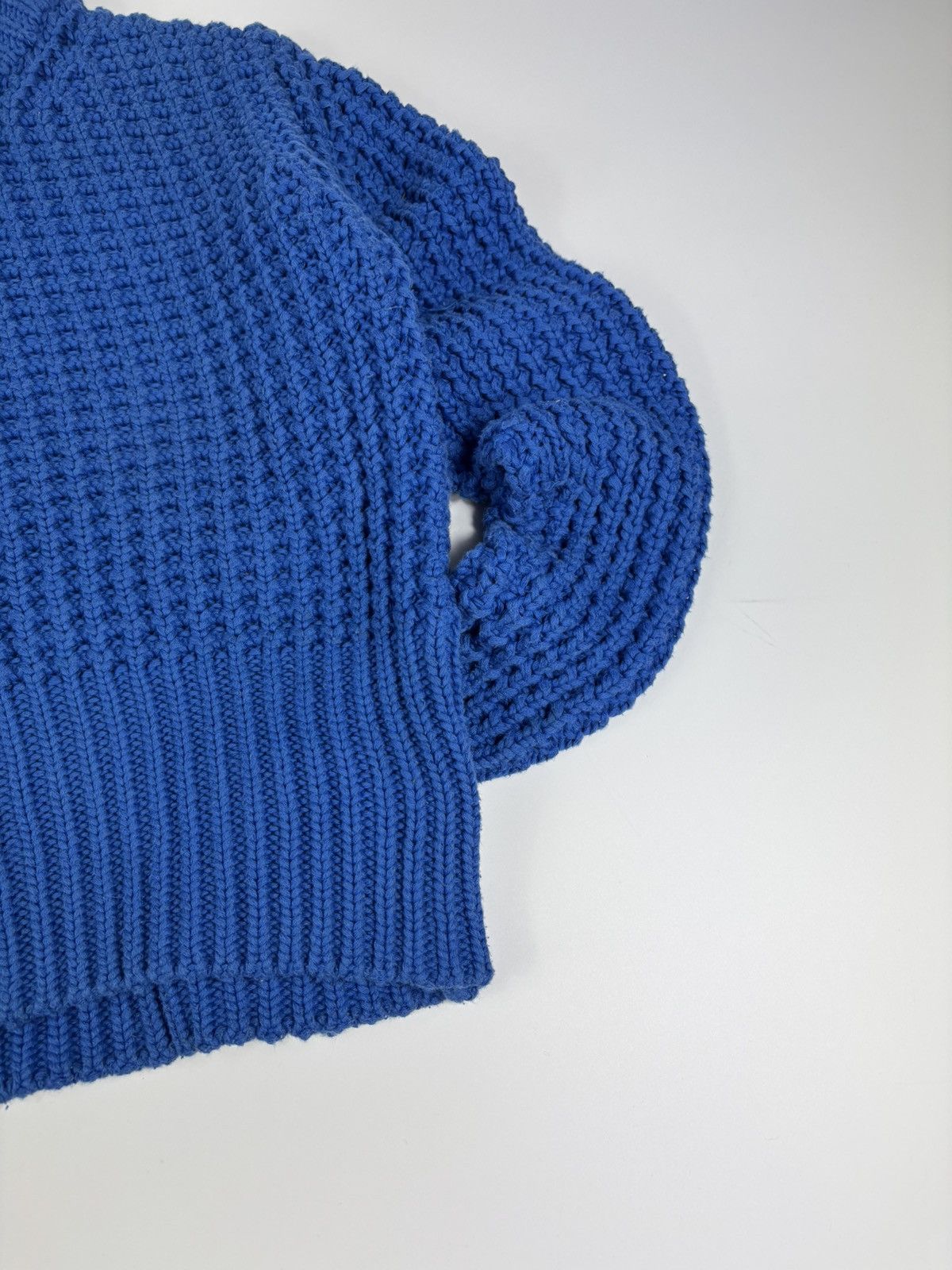 Acne Studios Sweater Blue Crop Top Acne Studios Womens Size S / US 4 / IT 40 - 3 Thumbnail