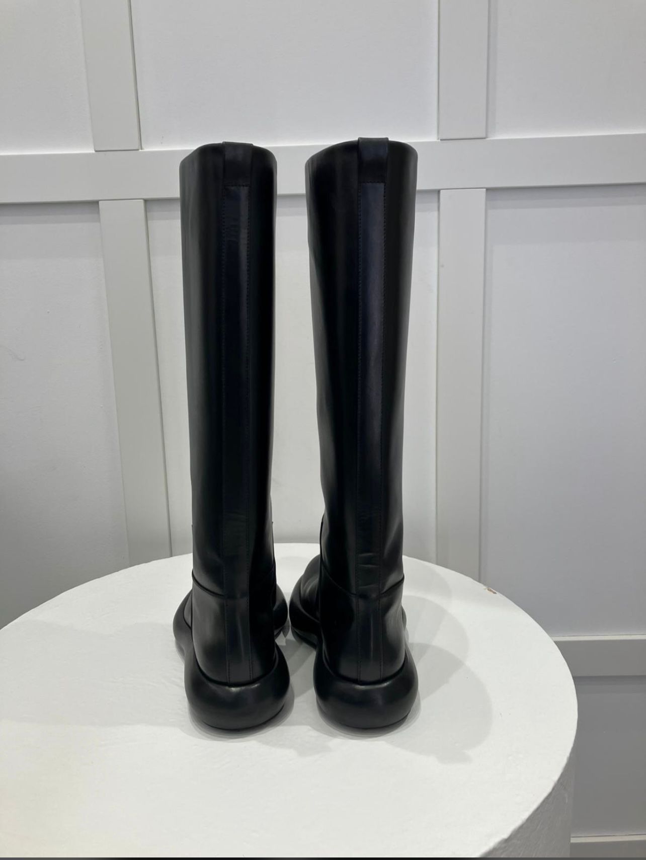 Jil Sander o1mt1gz1125 Long Boots in Black Size US 7 / IT 37 - 3 Thumbnail