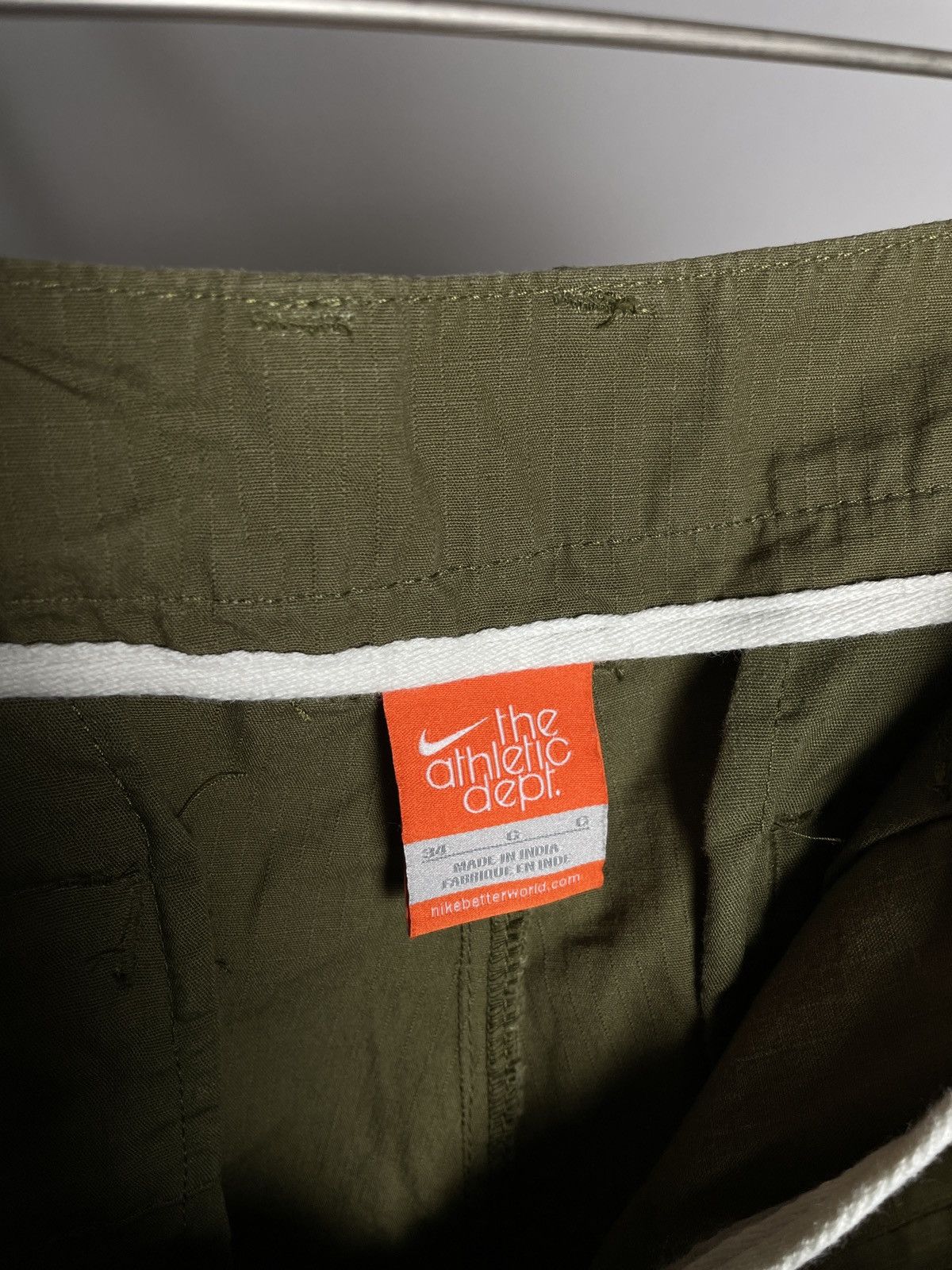 Nike VINTAGE 🐸 Nike tracking cargo military acg Shorts Size US 34 / EU 50 - 9 Thumbnail
