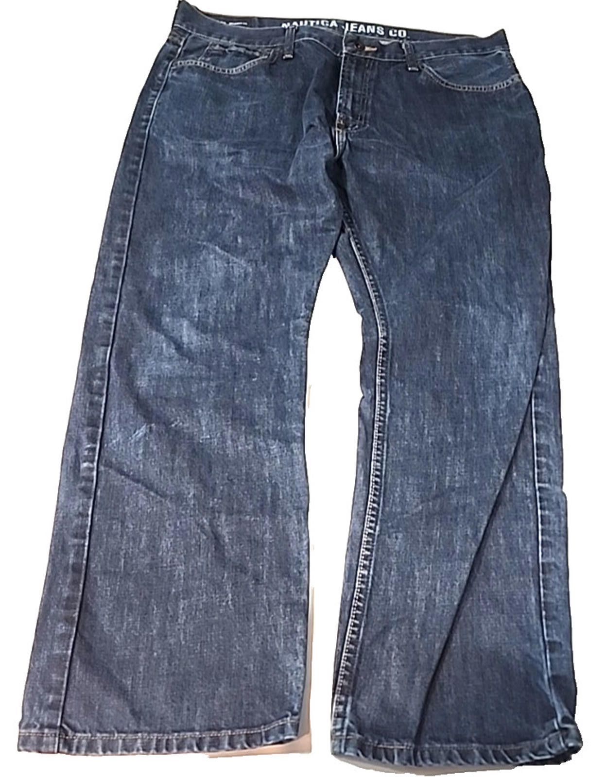 Nautica Nautica Blue Jeans Straight Relaxed Classic Actual 38Wx30L Size US 38 / EU 54 - 1 Thumbnail