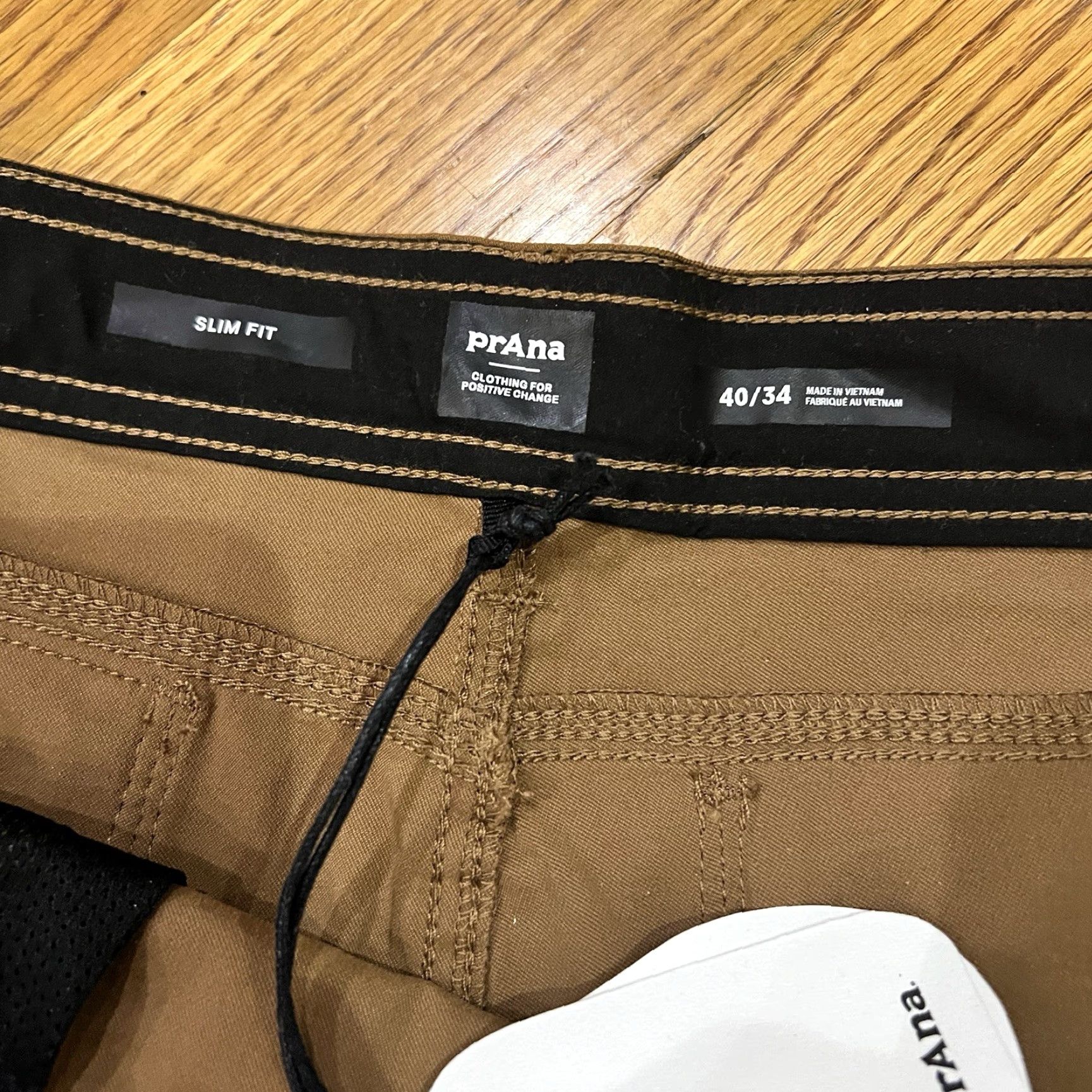 Prana VINTAGE PrAna Stretch Zion II Slim Fit Pants Mens 40x32 Sepia Brown Tapered Hiking Size US 40 / EU 56 - 7 Thumbnail