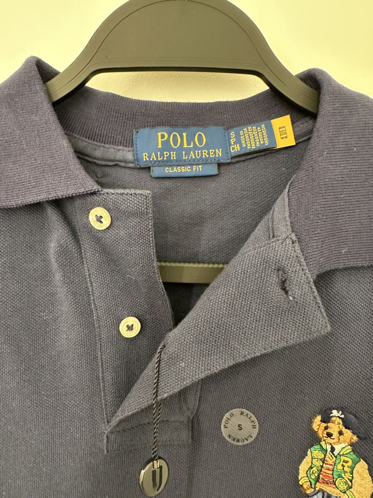 Polo Ralph Lauren Polo Ralph Lauren Navy Blue Polo Shirt Size US S / EU 44-46 / 1 - 7 Thumbnail