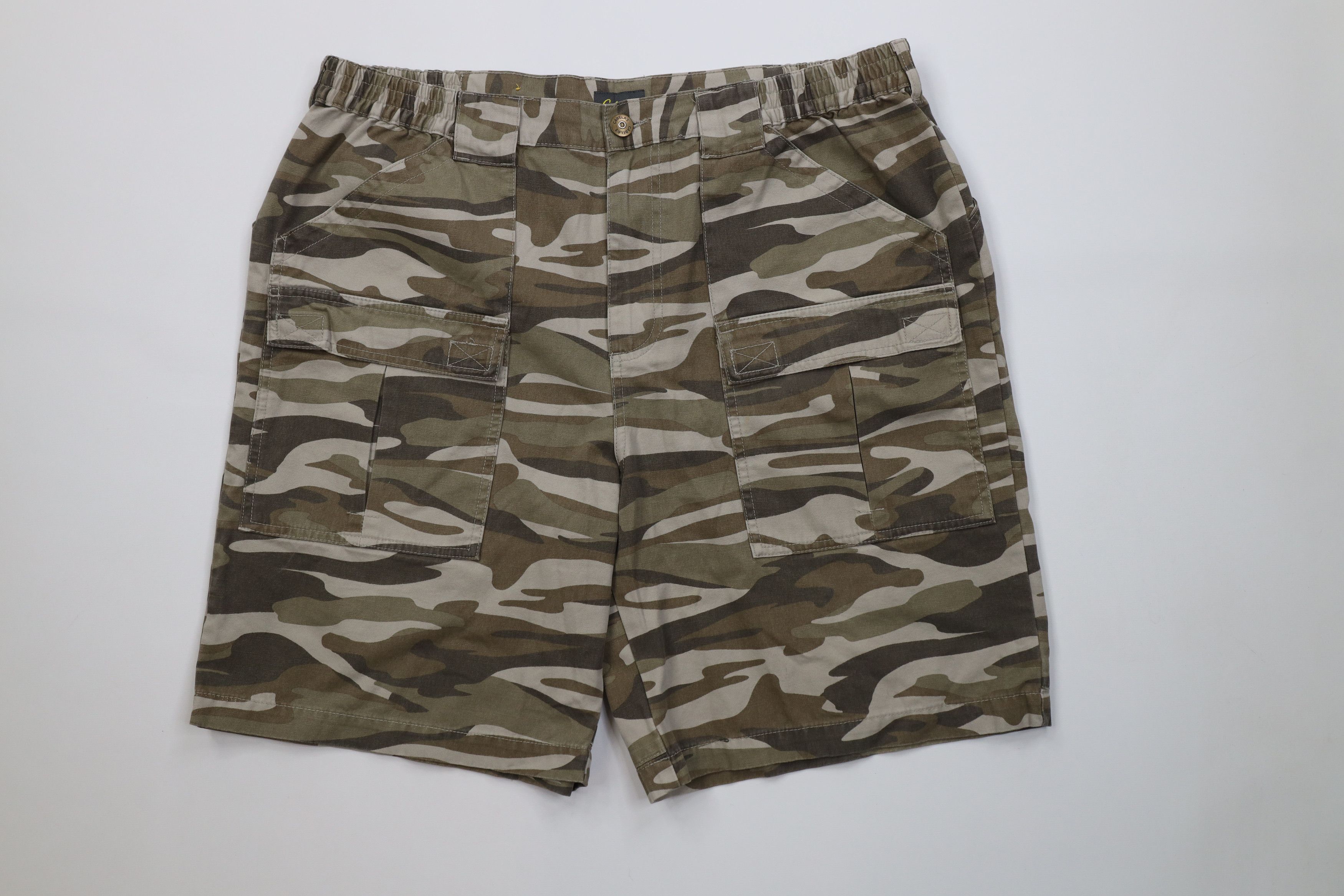 Cabelas Vintage Y2K Cabelas Canvas Camouflage Cargo Shorts Cotton Size US 38 / EU 54 - 1 Thumbnail