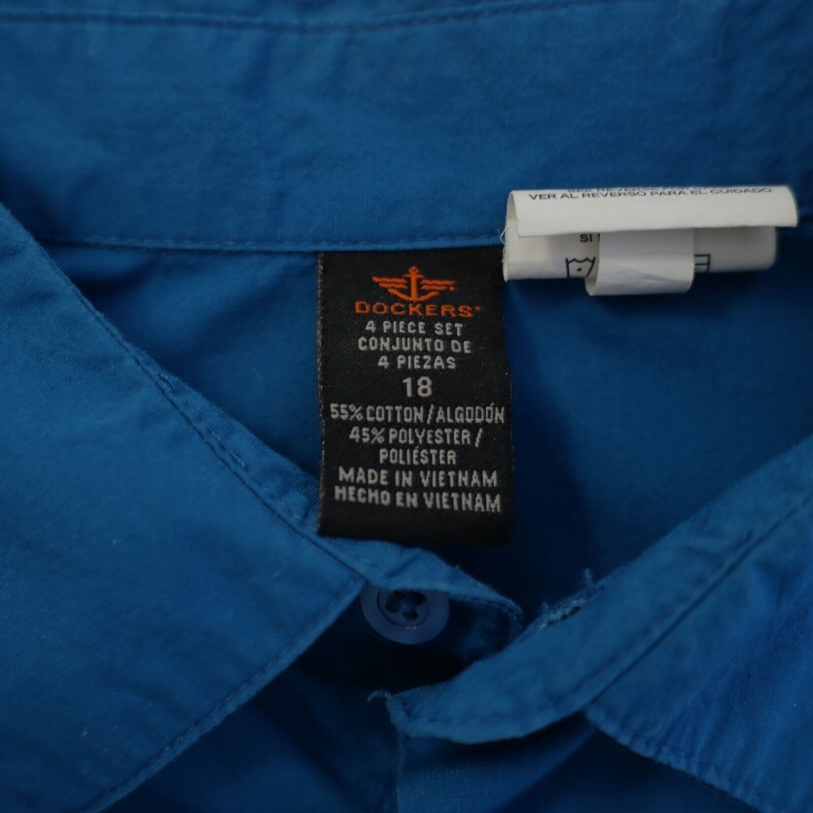 Dockers Dockers Teal Collared Dress Shirt Boys Size 18 Size US XXS / EU 40 - 7 Thumbnail