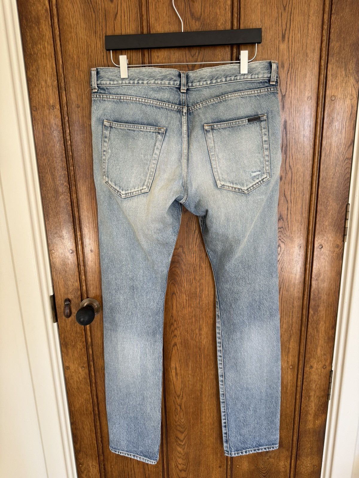 Saint Laurent Paris Saint Laurent Santa Monica wash rip trash jeans 32 grail d18 Size US 32 / EU 48 - 19 Thumbnail