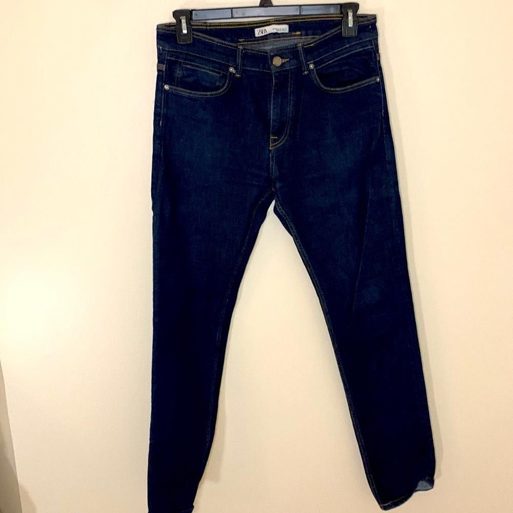 Zara Zara - Slim Fit - 31W 32L - 90% Cotton 8% Poly 2% Elastic Size US 31 - 2 Thumbnail