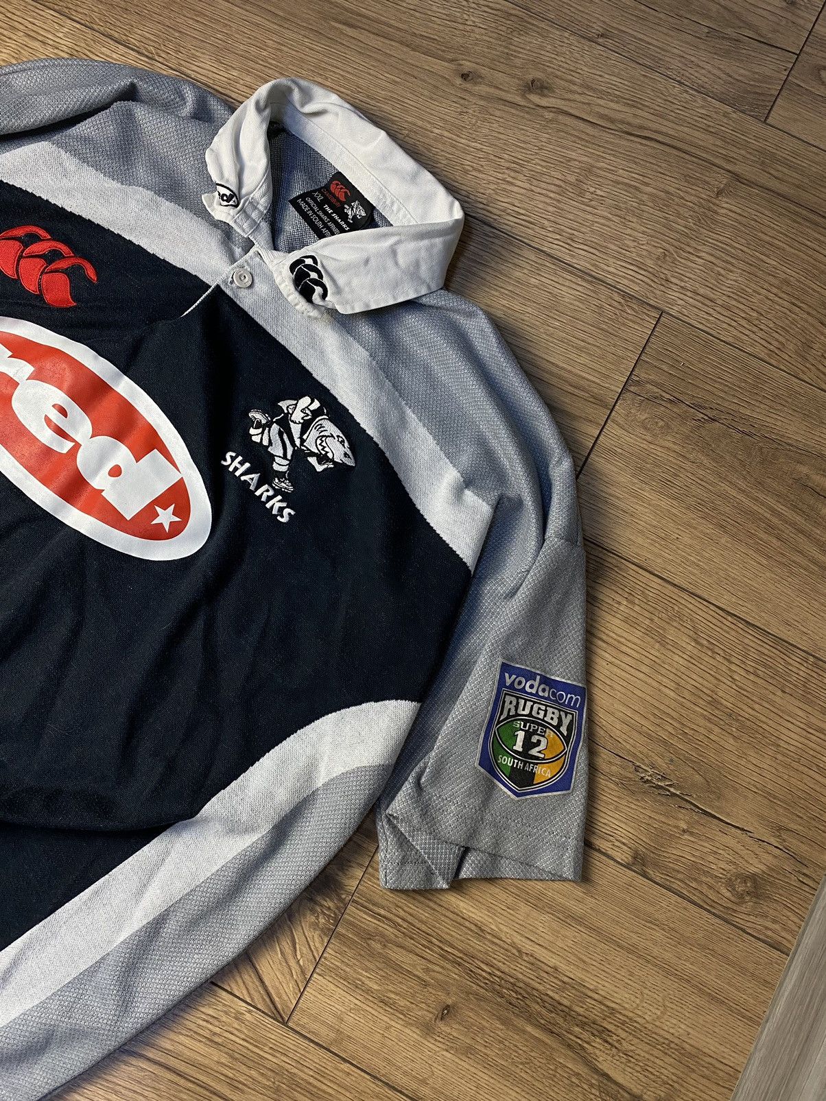 Vintage Vintage Canterbury Sharks Reds Rugby Shirt Mens Australia Size US XXL / EU 58 / 5 - 2 Thumbnail