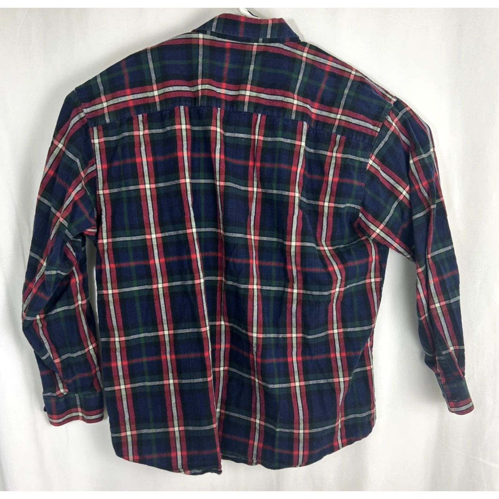Element Element Shirt Mens 2XL Button-Up Plaid Lightweight Flannel Cotton Green Red Blue Size US XXL / EU 58 / 5 - 2 Thumbnail